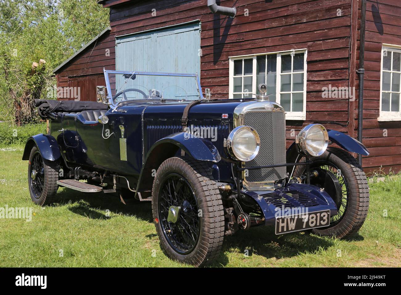 Sunbeam 3,0 Twin-Cam Super Sports (1929), Centenary of Speed, 17. Mai 2022, Brooklands Museum, Weybridge, Surrey, England, Großbritannien, Großbritannien, Europa Stockfoto