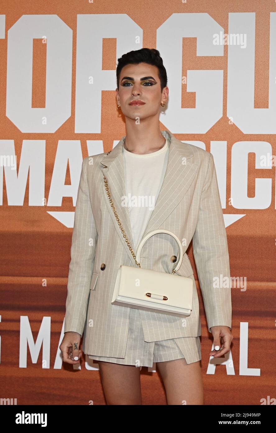 Mailand, Italien. 20.. Mai 2022. Mailand, Italien TOP GUN MAVERICK Fotocall Gäste der Präsentation in Mailand im Space Cinema Odeon auf dem Foto: Pierangelo Greco Quelle: Independent Photo Agency/Alamy Live News Stockfoto