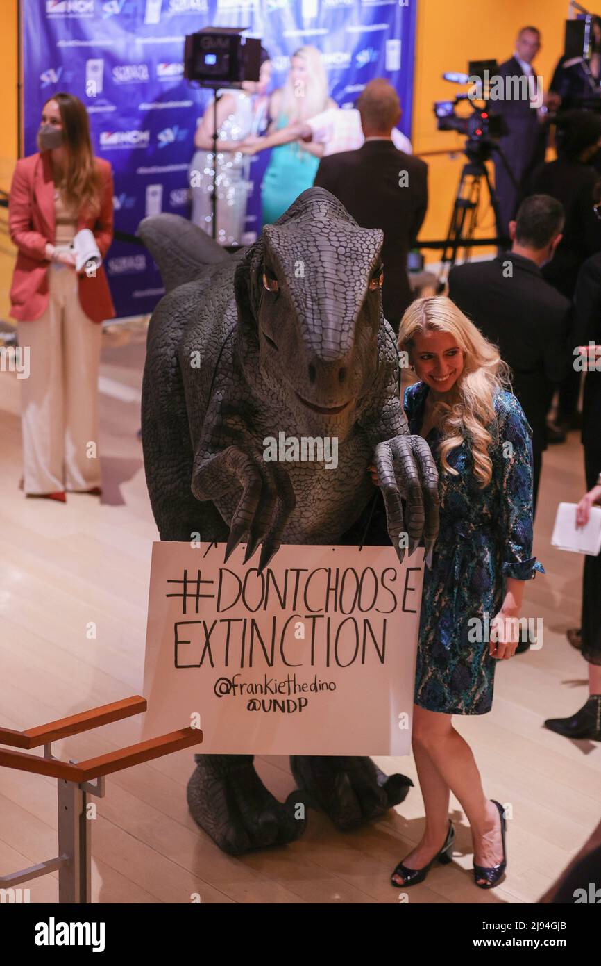 The Times Center, New York, USA, 11. Mai 2022 - während der Frankie Climate Impact Awards im Times Center in New York City. Dont Choose Extinction ein UNDP-Event Foto: Giada Papini Rampelotto/EuropaNewswire FOTOKREDIT ERFORDERLICH. Stockfoto