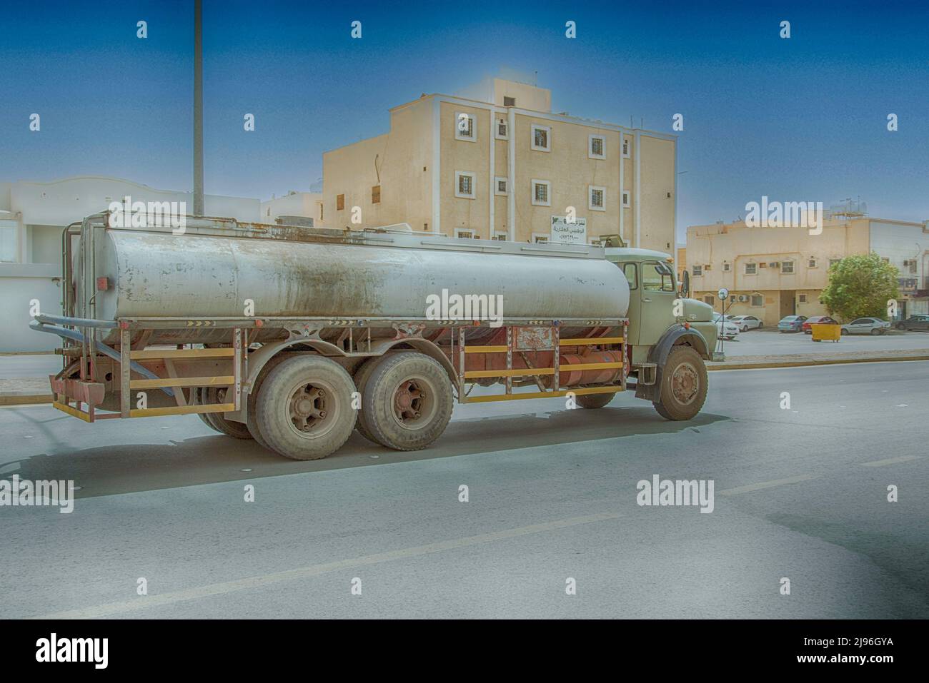 Water Truck - HDR Teile I - III Stockfoto