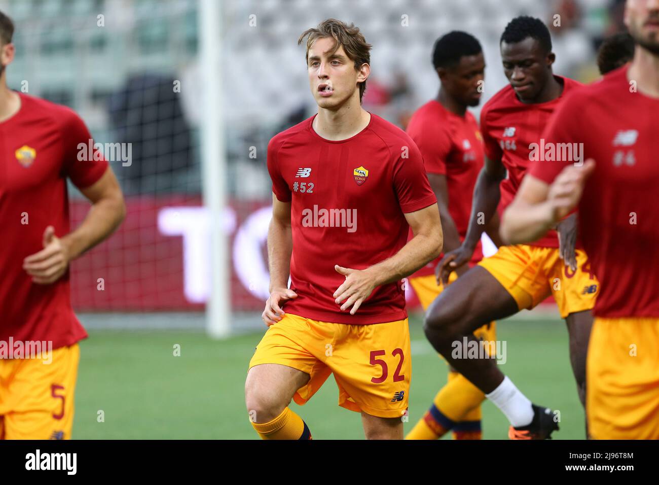 Turin, Italien. 20.. Mai 2022. TURIN, ITALIEN, 20. MAI 2022. Edoardo Dove von AS Roma während des Serie-A-Spiels zwischen dem FC Turin und AS Roma am 20. Mai 2002 im Olympiastadion Grande Torino. Quelle: Medialys Bilder von Massimiliano Ferraro/Alamy Live News Stockfoto