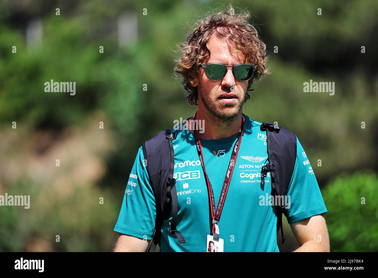 Sebastian Vettel (GER) Aston Martin F1 Team. 21.05.2022. Formel 1 Weltmeisterschaft, Rd 6, Großer Preis Von Spanien, Barcelona, Spanien, Qualifizierender Tag. Bildnachweis sollte lauten: XPB/Press Association Images. Stockfoto