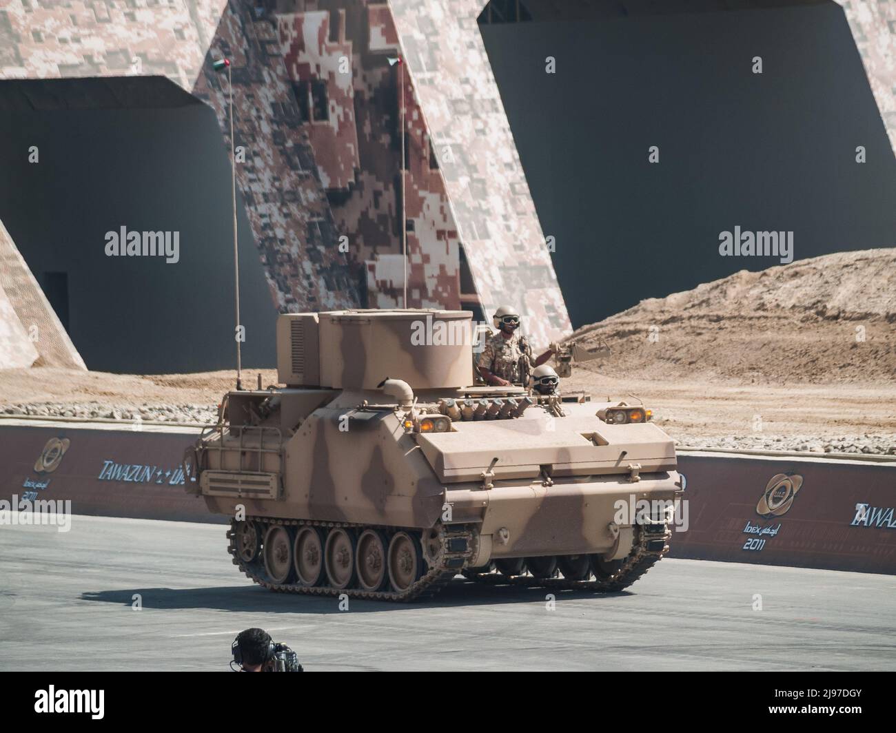 ACV-300 Modulares elektronisches Systemfahrzeug in den Vereinigten Arabischen Emiraten Streitkräfte auf der IDEX 2011 Stockfoto