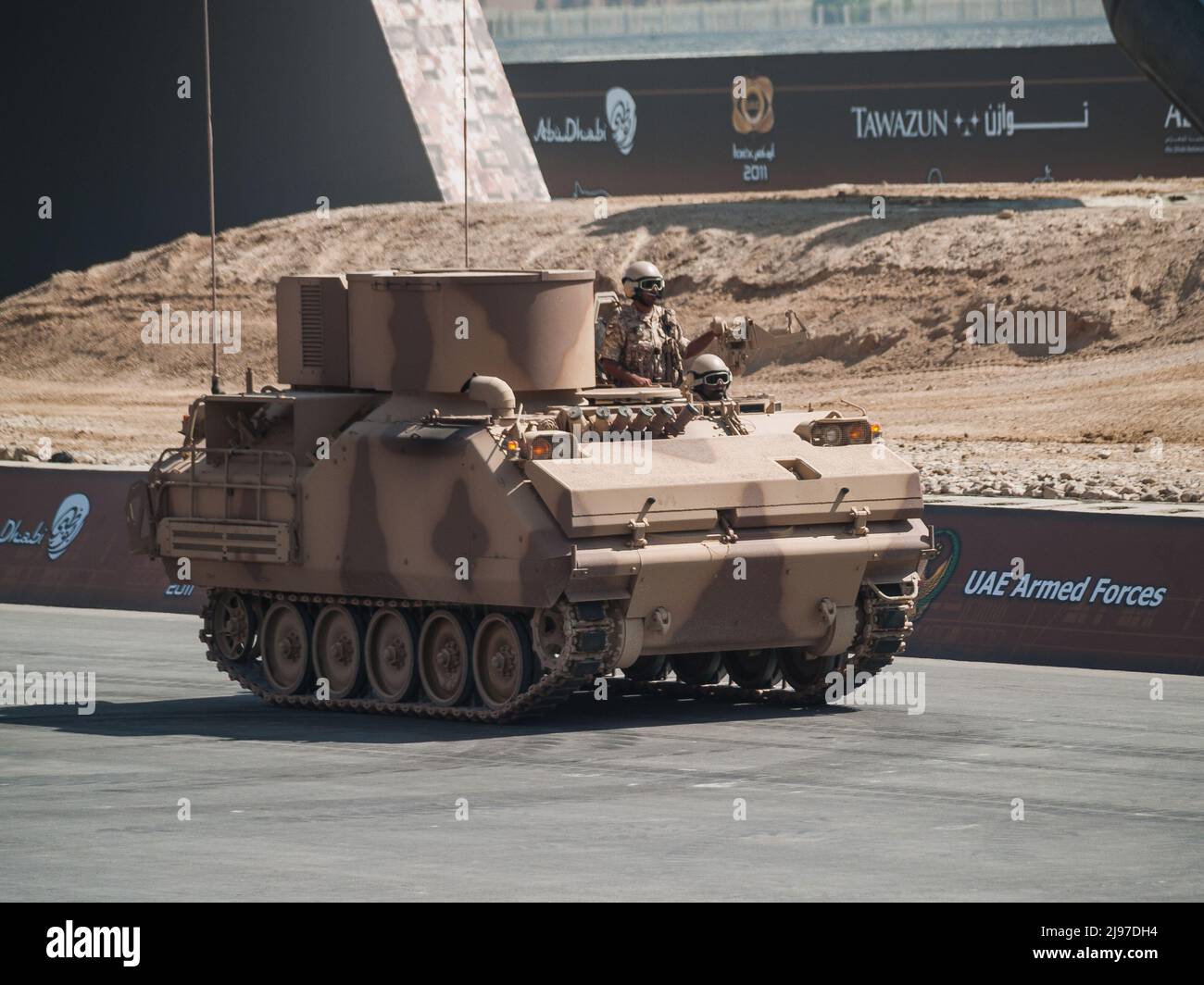 ACV-300 Modulares elektronisches Systemfahrzeug in den Vereinigten Arabischen Emiraten Streitkräfte auf der IDEX 2011 Stockfoto