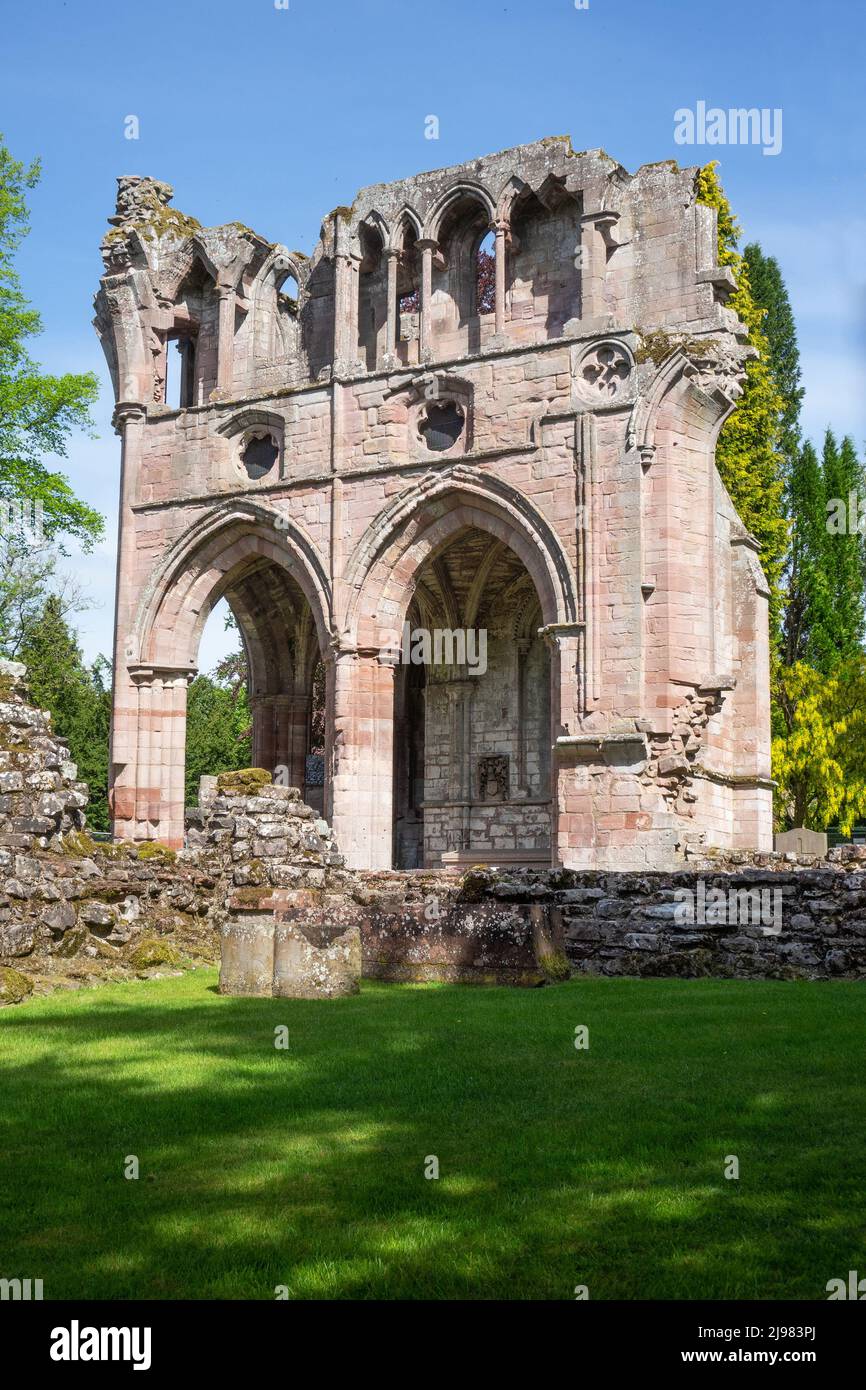 Schottland, Borders, Dryburgh Abbey Stockfoto