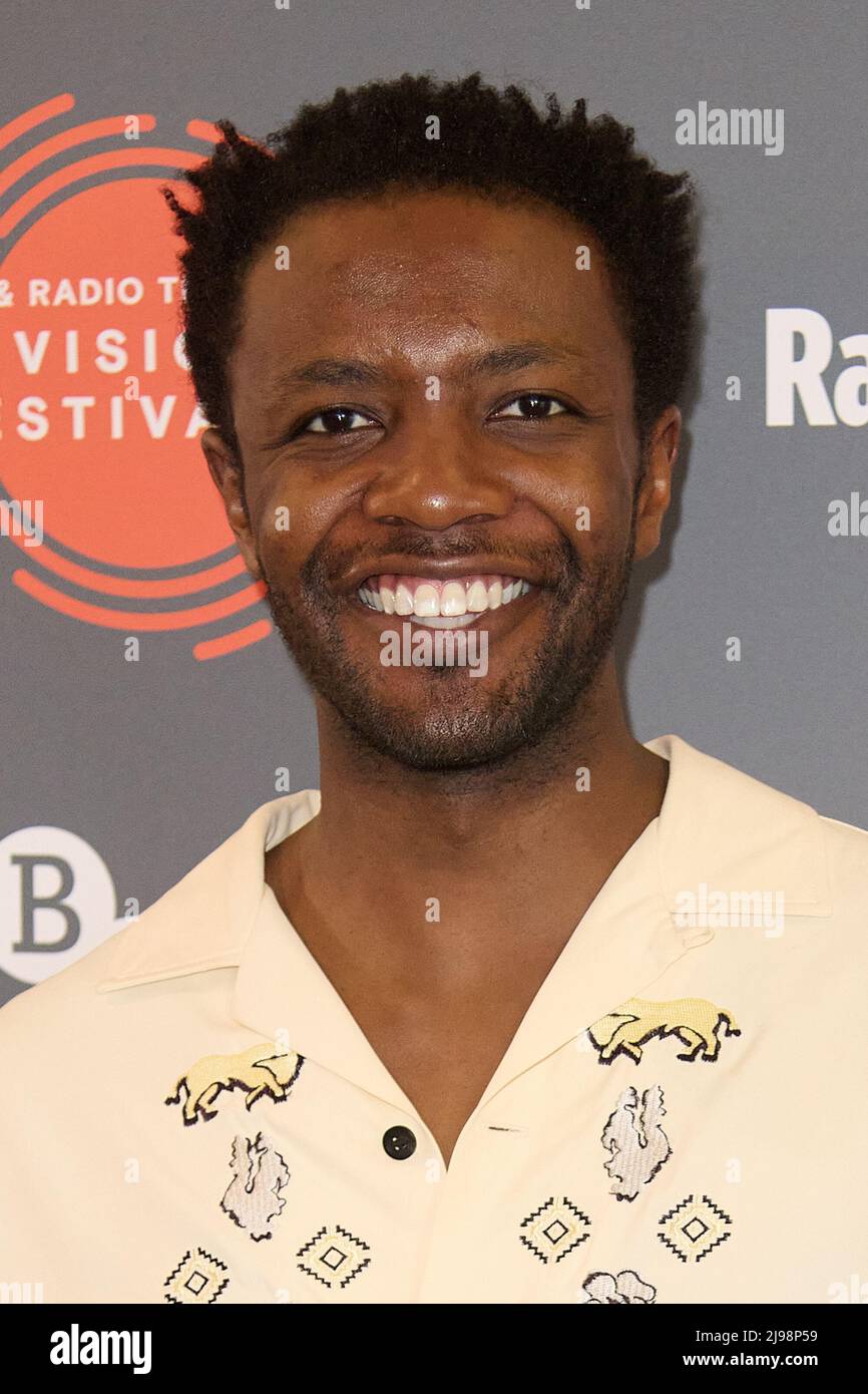 London, Großbritannien. 21.. Mai 2022. Omari Douglas im Bild beim BFI & Radio Times Television Festival - es ist ein Sin-Fotoanruf, der im BFI Southbank abgehalten wird. Quelle: Alan D West/Alamy Live News Stockfoto