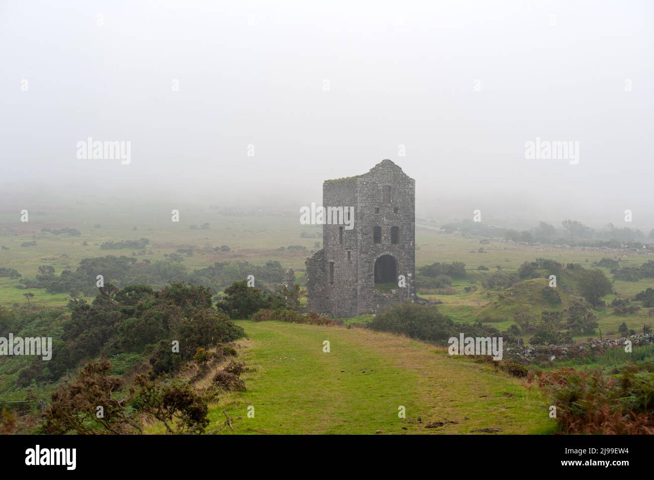 Cornish Zinn Minen Stockfoto