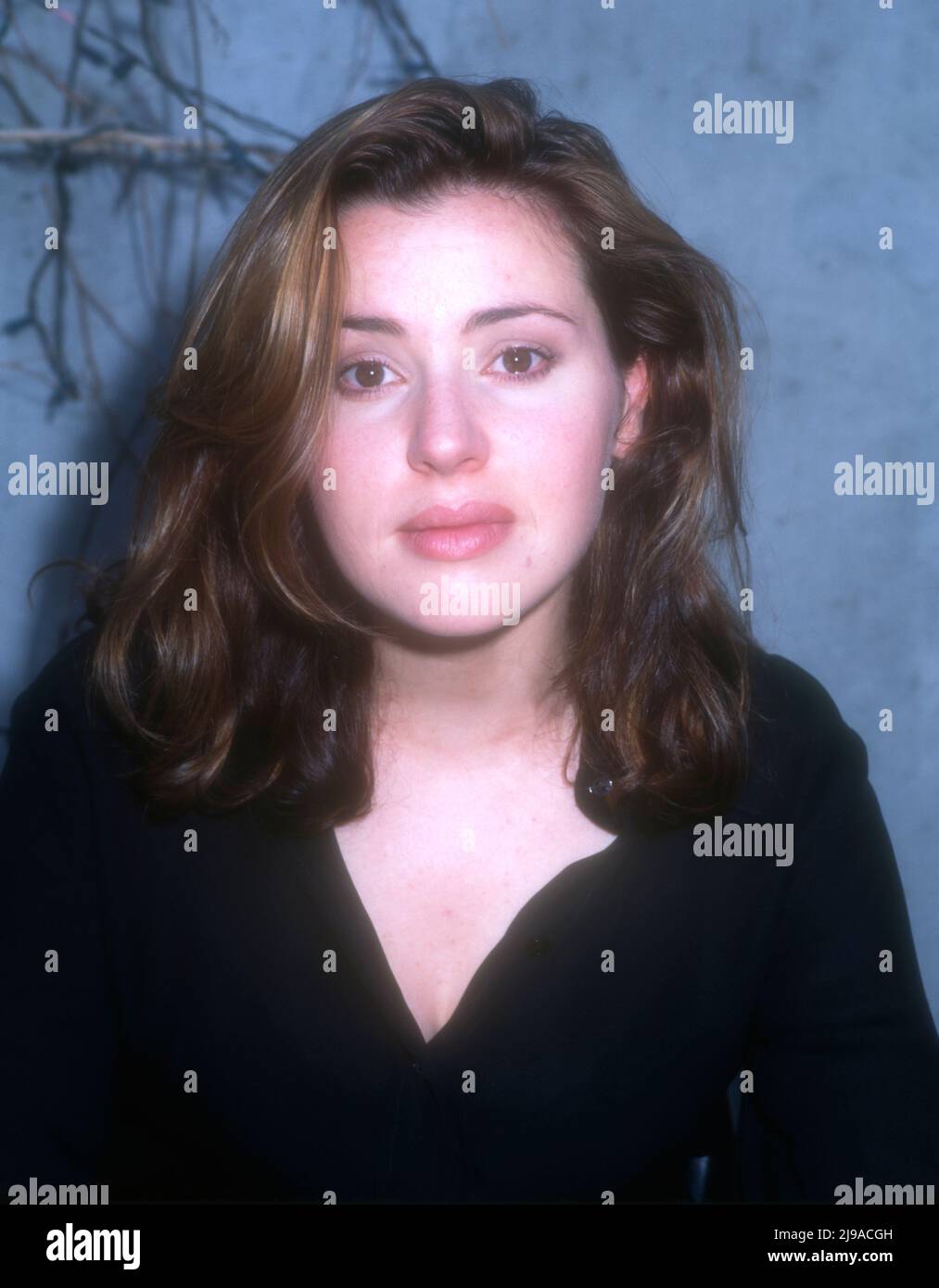 Boston, Massachusetts, USA 1.. Juni 1996 Sängerin Tina Arena Backstage beim Konzert bei KISS108 Veranstaltung im Great Woods Center for the Performing Arts am 1. Juni 1996 in Boston, Massachusetts, USA. Foto von Barry King/Alamy Stockfoto Stockfoto