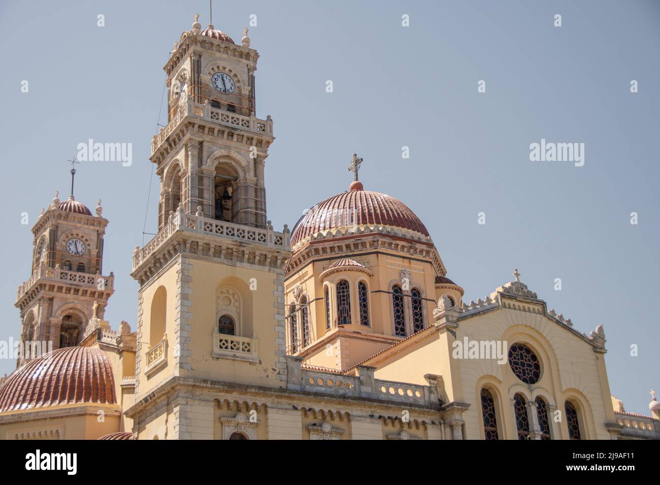 Die Minas Kathedrale in Heraklion Stockfoto