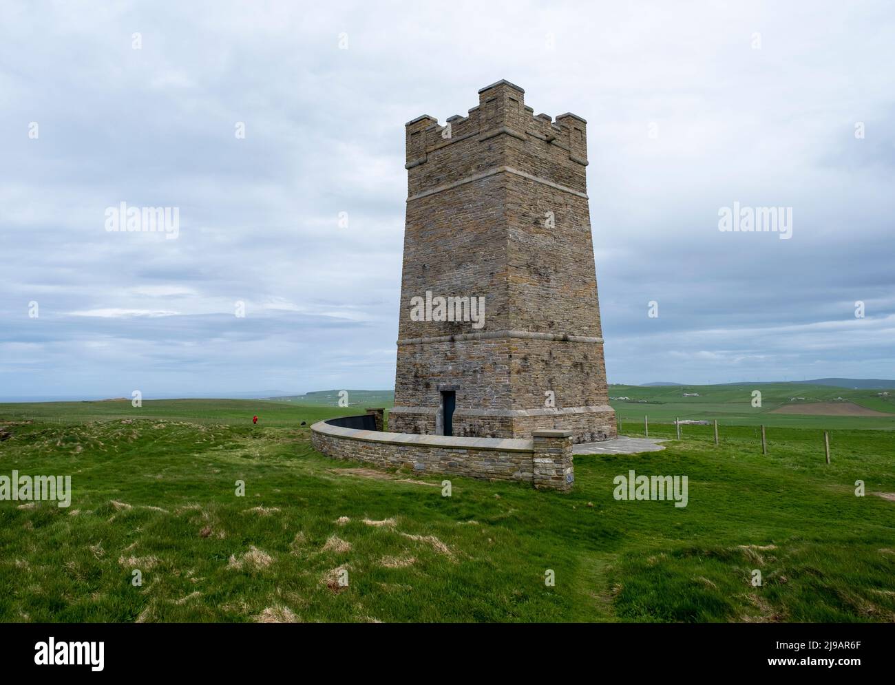 Marwick Kopf und Kitchener Memorial, Orkney, Schottland, Großbritannien Stockfoto