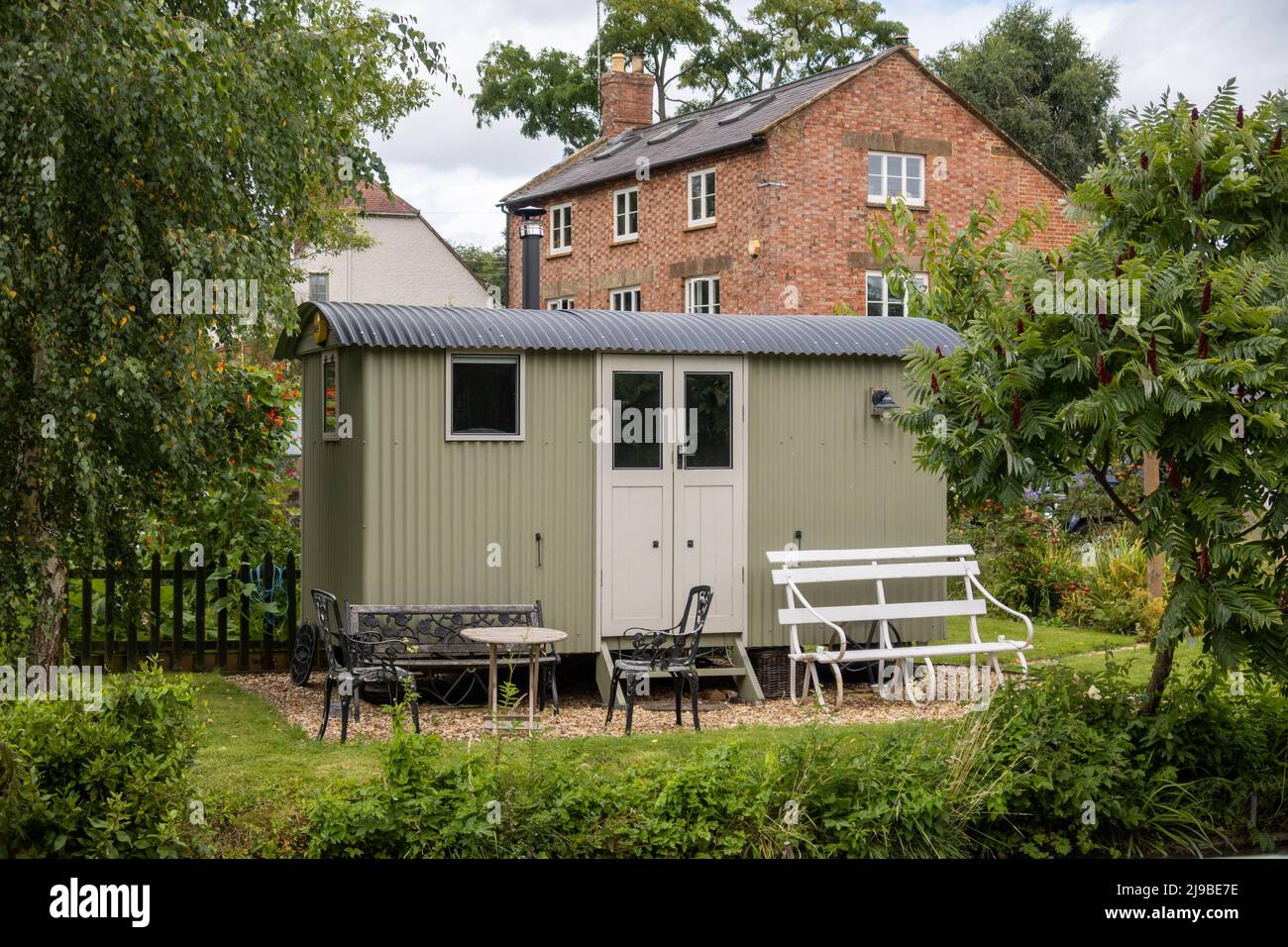 Der Oxford-Kanal bei Cropredy in der Nähe von Banbury, Oxfordshire. Stockfoto