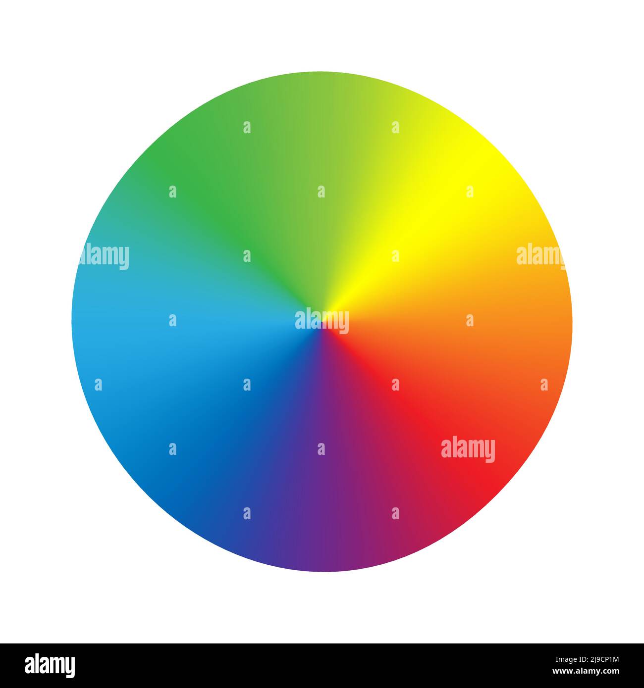 RGB-Rad isoliert Stock Vektor