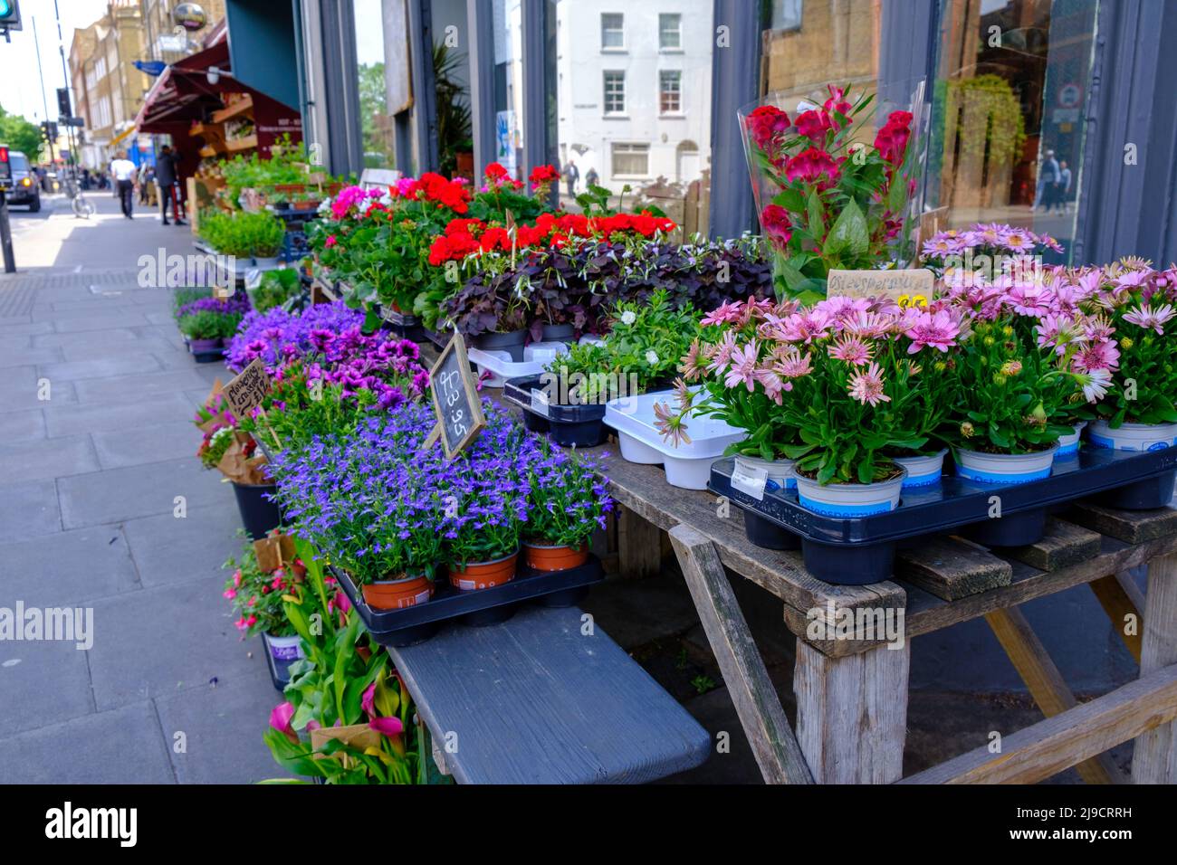 Stoke Newington Kirche Street, London, Vereinigtes Königreich Stockfoto