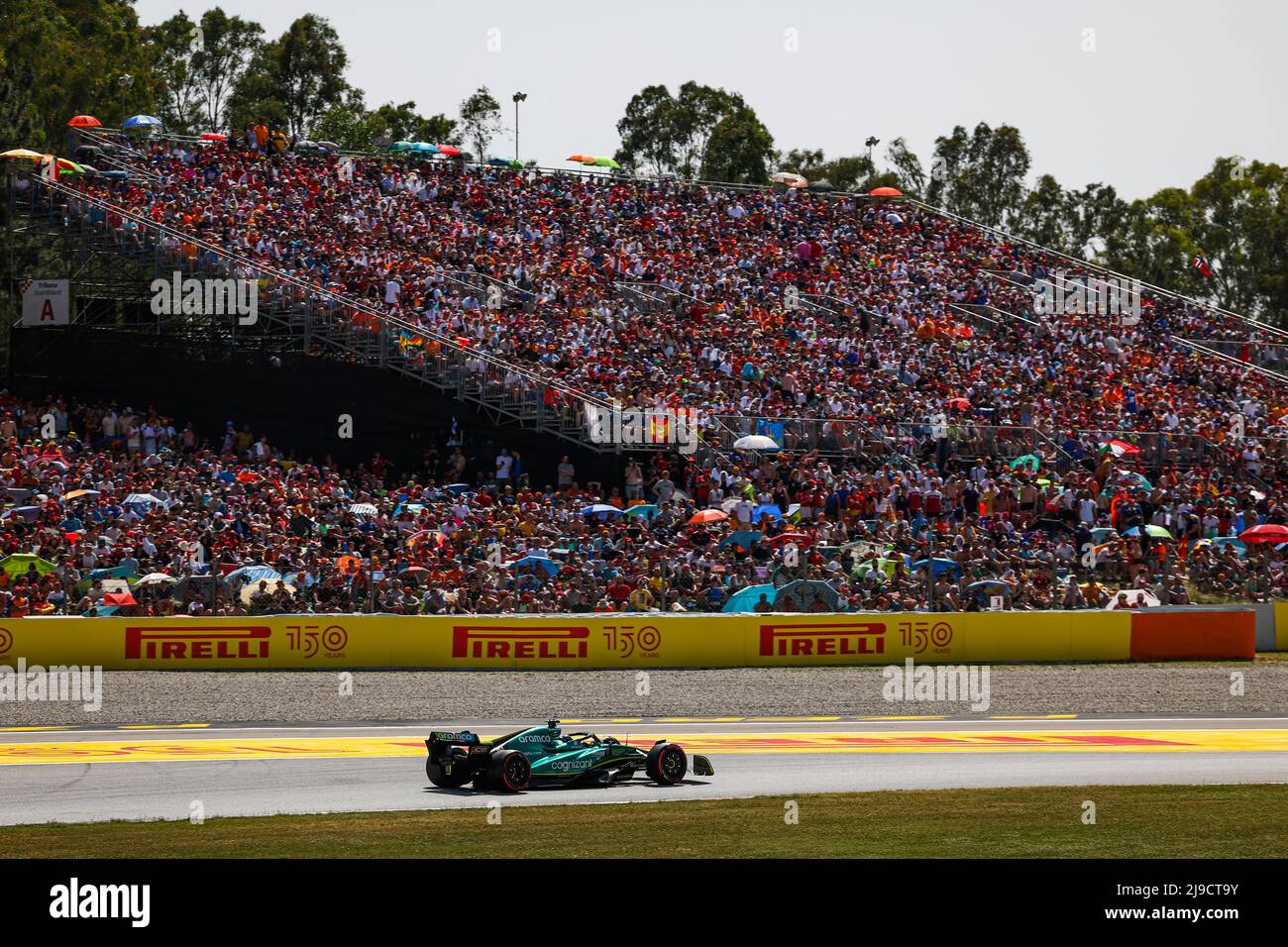18 STROLL Lance (CAN), Aston Martin F1 Team AMR22, Action während des Formel 1 Pirelli Grand Premio de Espana 2022, 6. Runde der FIA Formel 1 Weltmeisterschaft 2022, auf dem Circuit de Barcelona-Catalunya, vom 20. Bis 22. Mai 2022 in Montmelo, Spanien - Foto Florent Gooden / DPPI Stockfoto