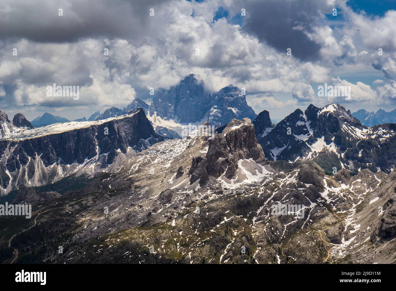 Lagazuoi Range, Dolomiten, Italien Stockfoto