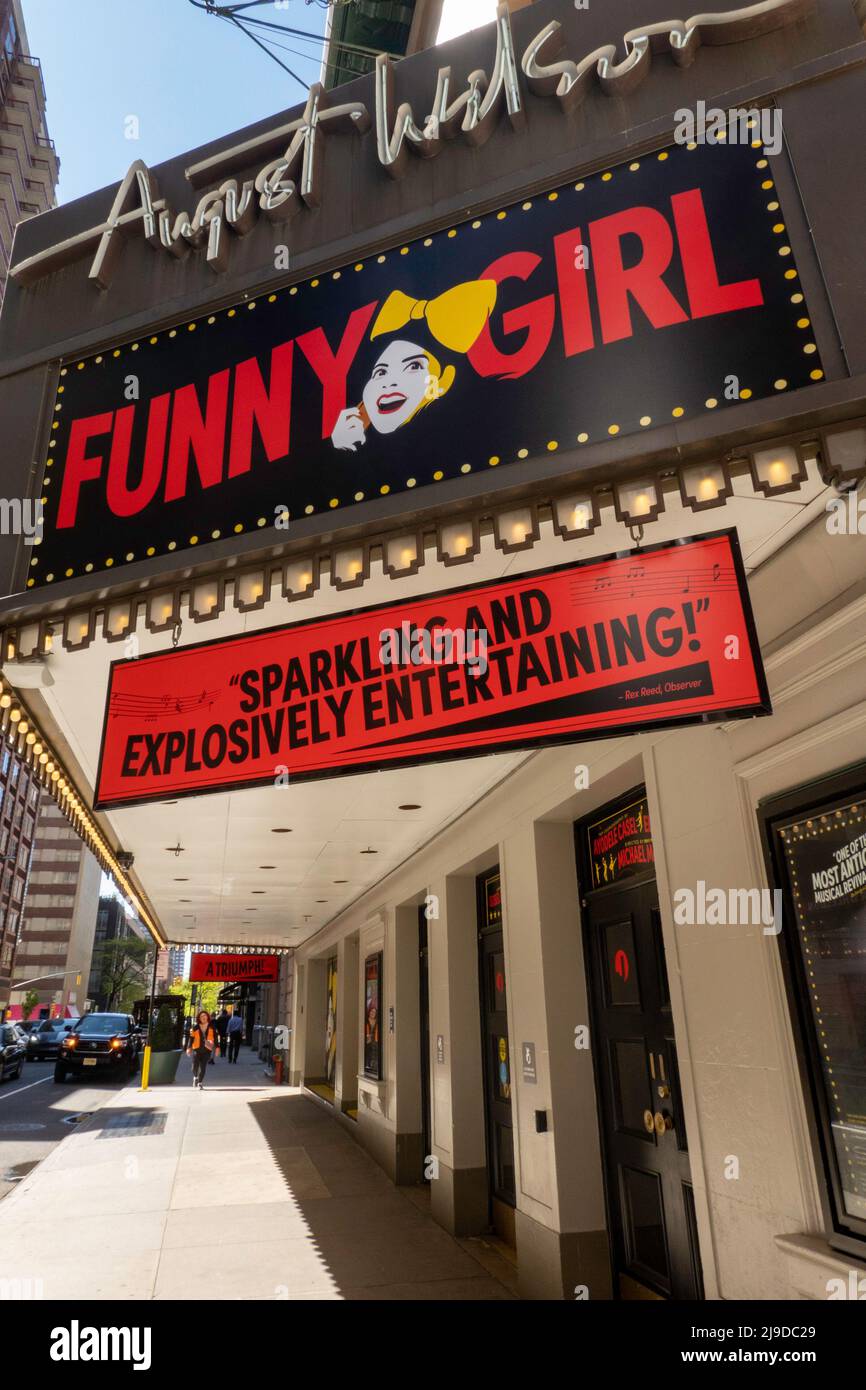 „Funny Girl“-Festzelt im August Wilson Theater, NYC, USA 2022 Stockfoto