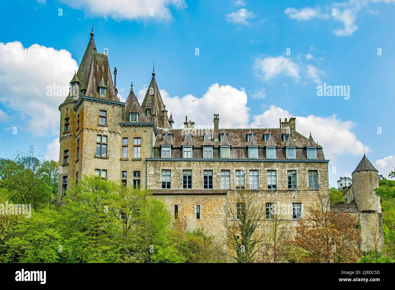 Schloss Durbuy in der Region Wallonien in Belgien Stockfoto