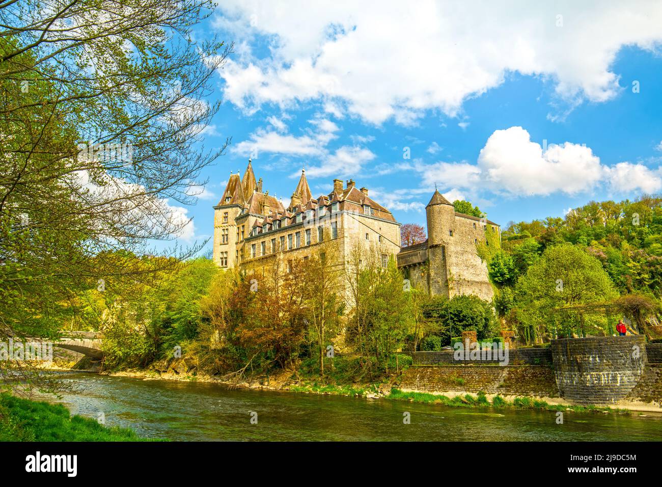 Schloss Durbuy in der Region Wallonien in Belgien Stockfoto