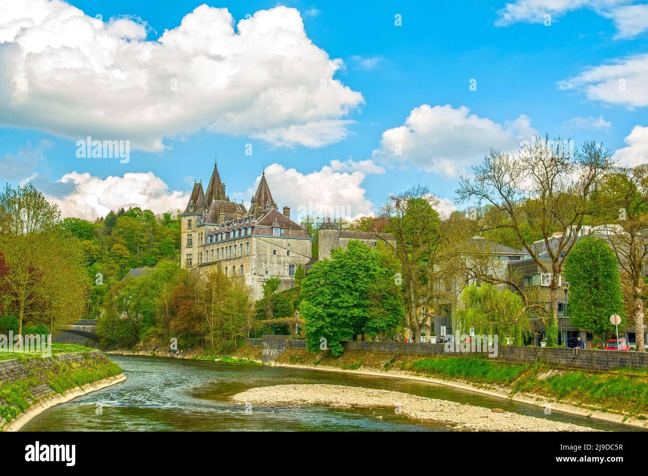 Schloss Durbuy in der Region Wallonien in Belgien Stockfoto