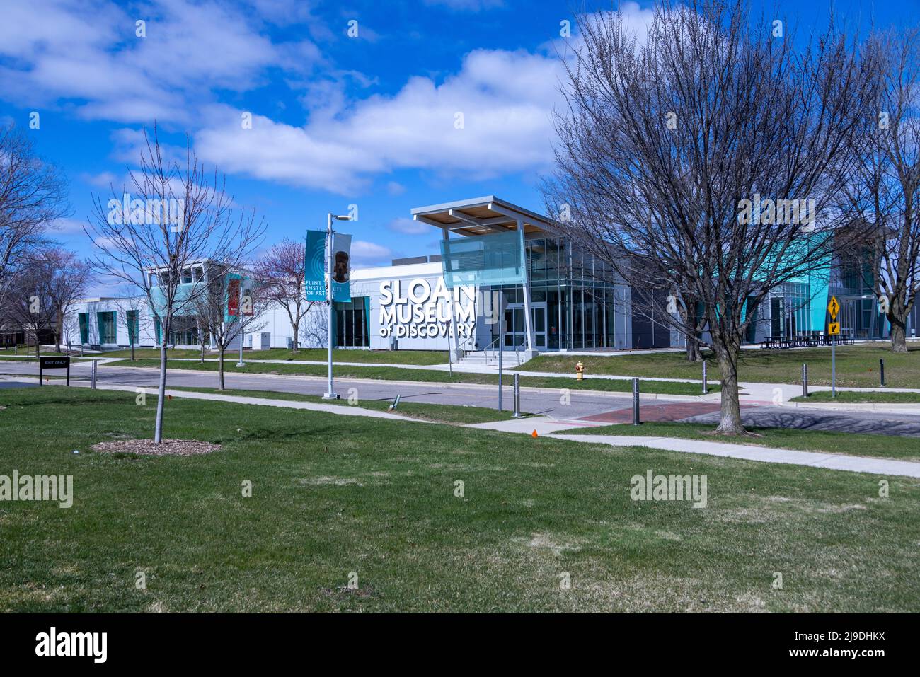 Das Sloan Museum of Discovery, Flint Cultural Center, Flint, Michigan, USA Stockfoto