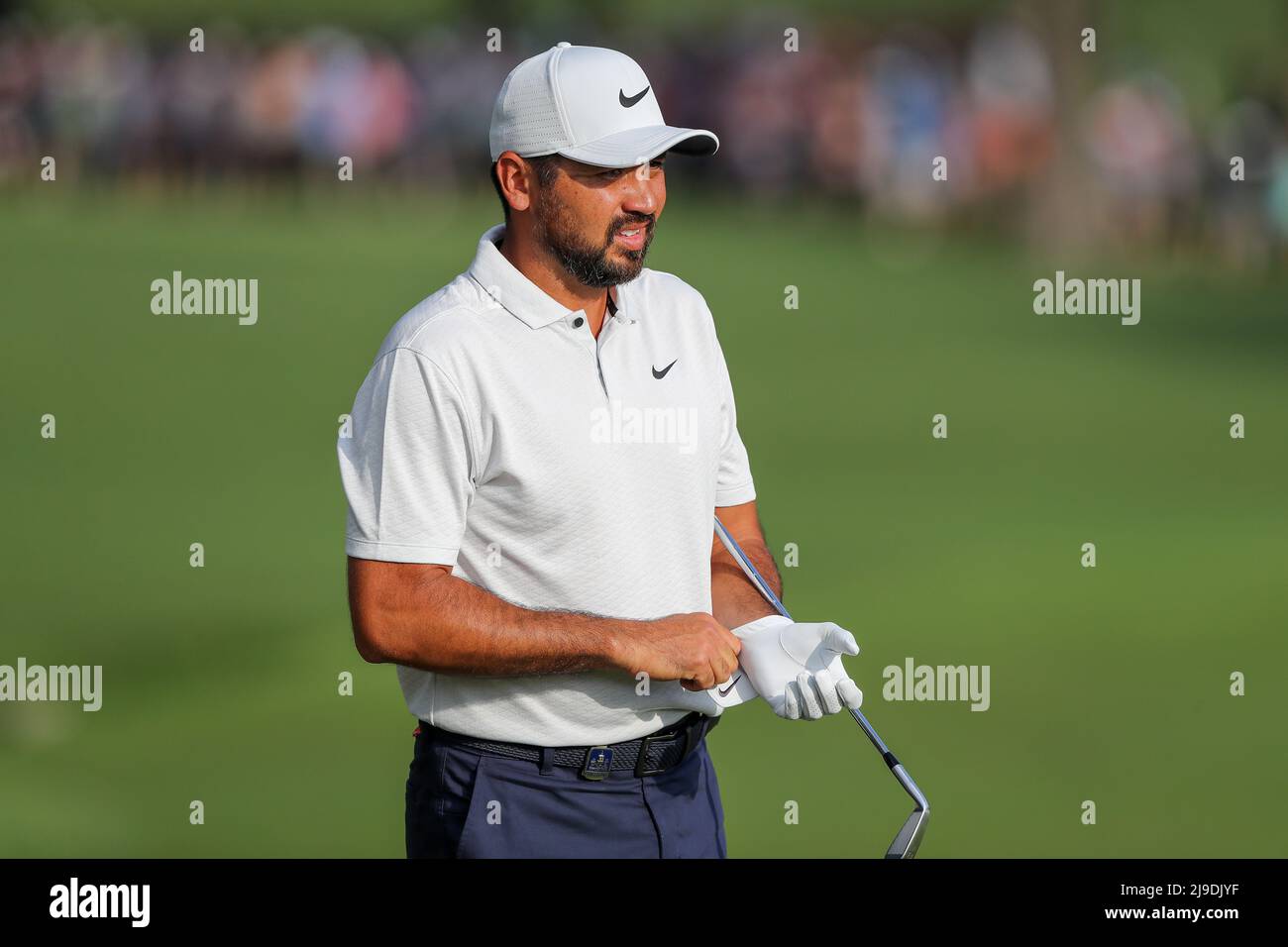 Tulsa, OK, USA. 20.. Mai 2022. Jason Day während der zweiten Runde der PGA Championship 2022 im Southern Hills Country Club in Tulsa, OK. Gray Siegel/Cal Sport Media/Alamy Live News Stockfoto