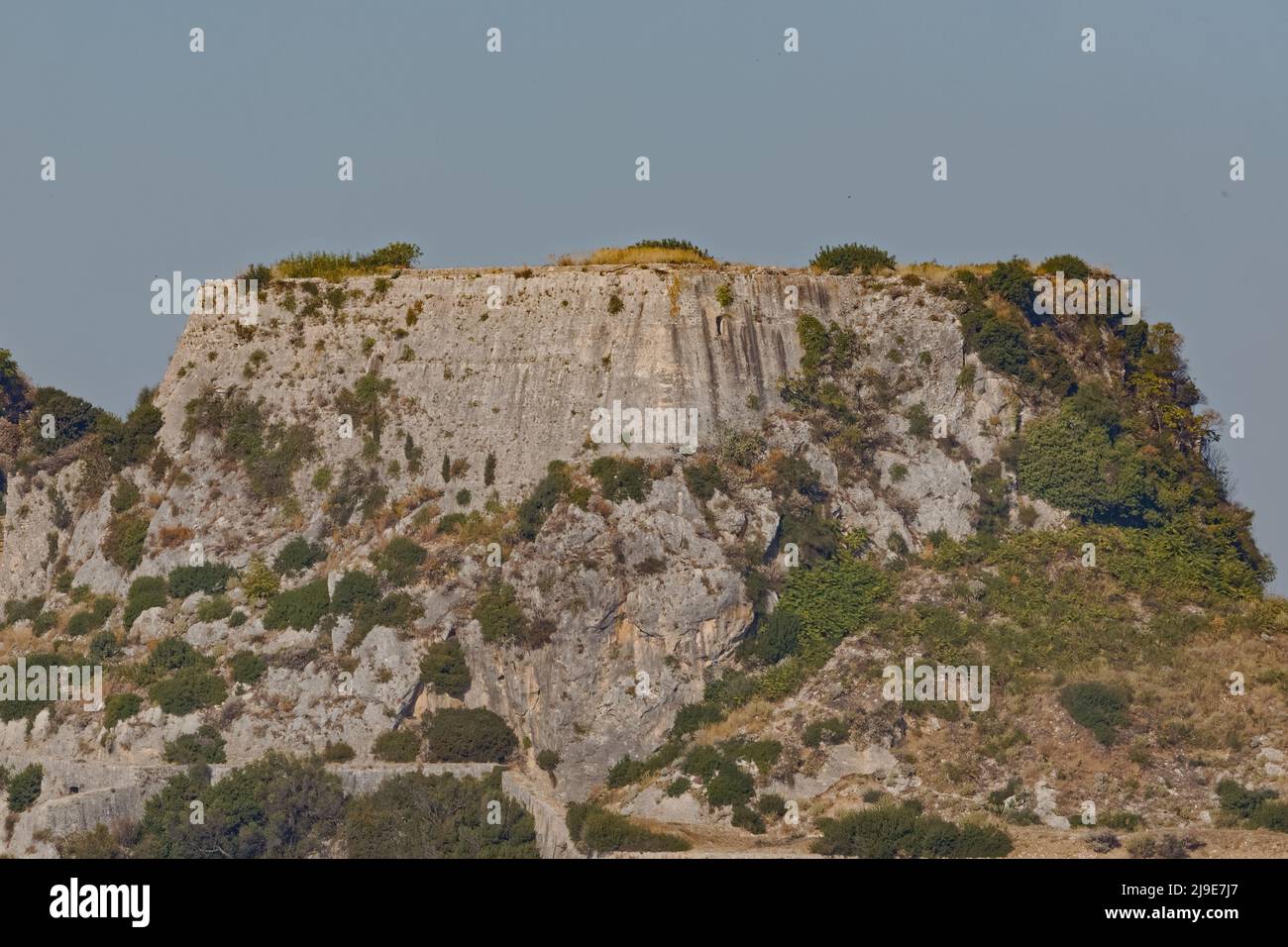 Alte venezianische Festung in Korfu Stadt Griechenland Stockfoto