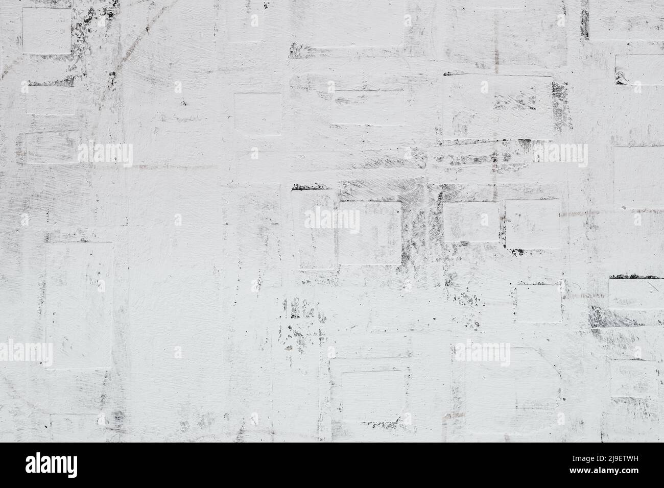 Handgefertigter Hintergrund aus Bastelpapier und Acrylfarbe. Hochdetailliertes, mehrschichtiges abstraktes Mixed-Media-Design Stockfoto