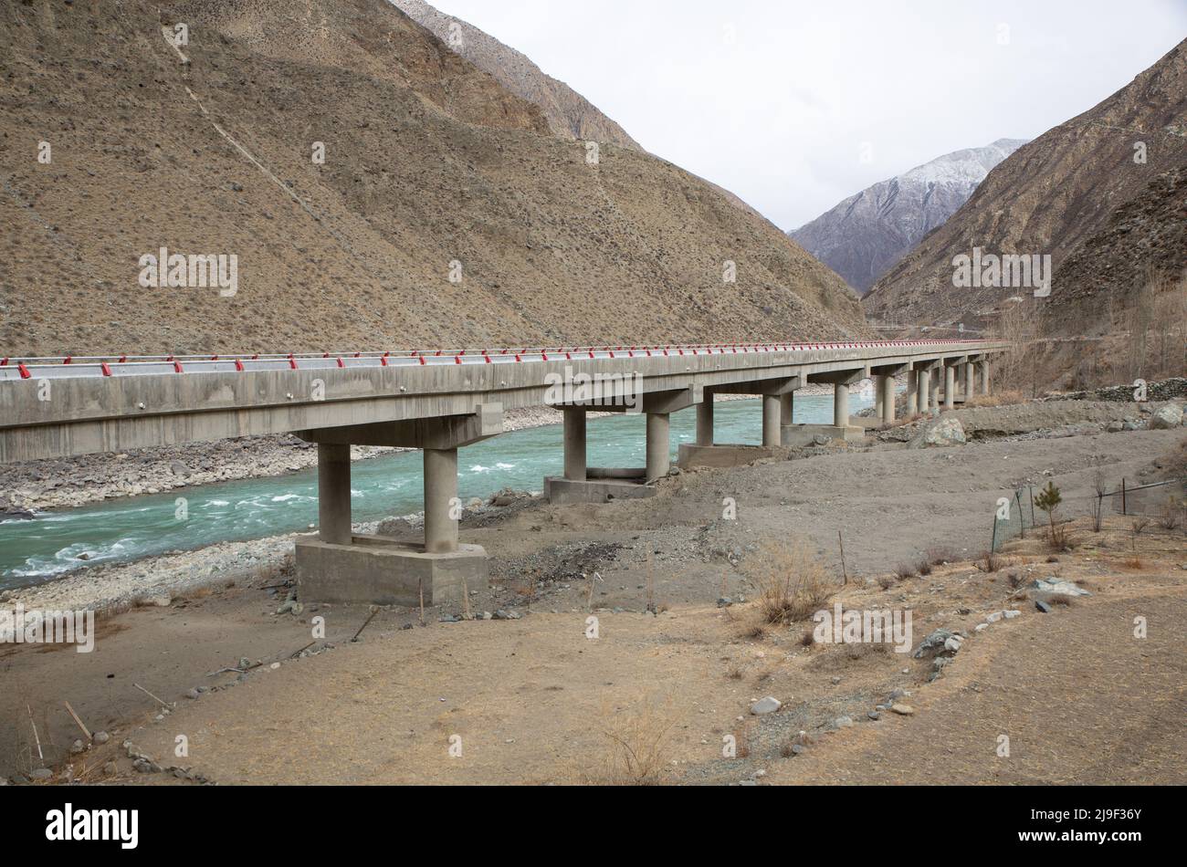 Tibet und Chinas ‘Gürtel und Straße’ Stockfoto