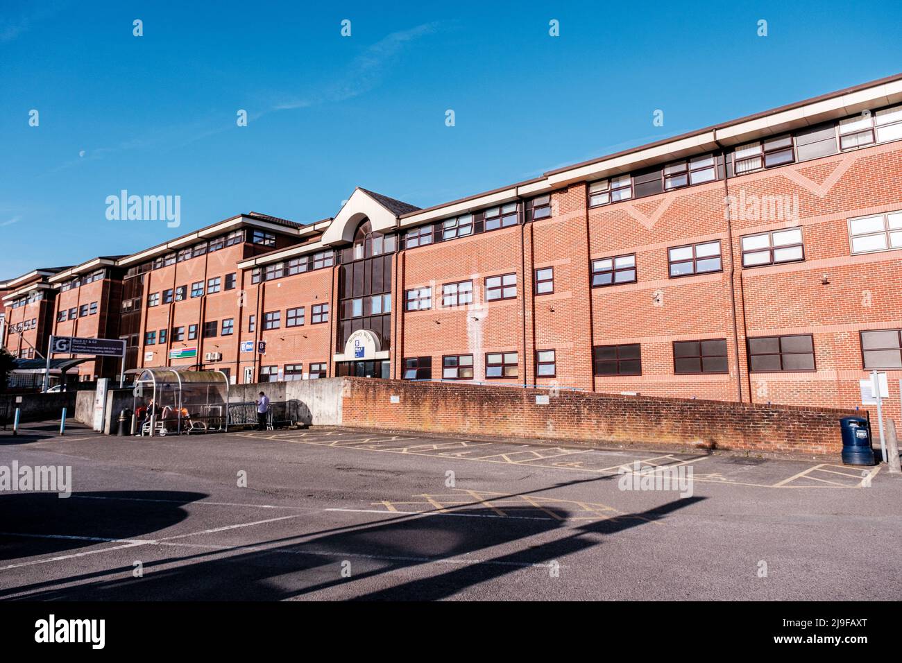 Epsom Surrey, London, Großbritannien, Mai 22 2022, Epsom General Hospital NHS Trust Stockfoto