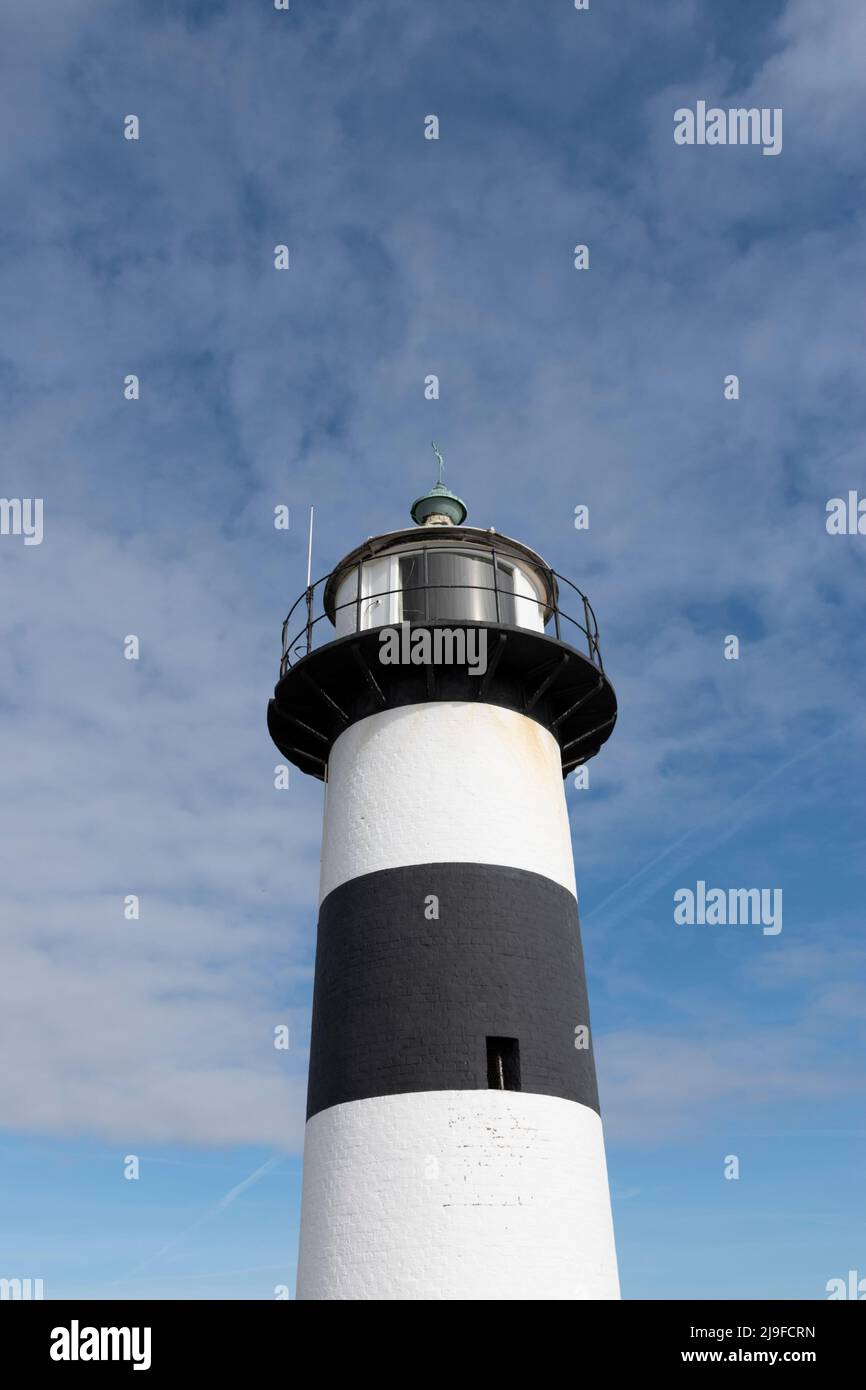 Southsea Castle Lighthouse, Hampshire, Großbritannien Stockfoto