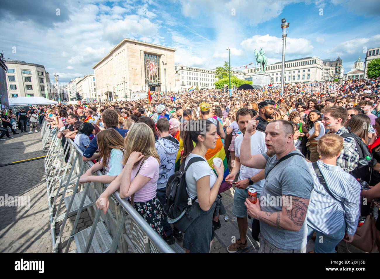 Belgischer Stolz Brüssel 2022 Stockfoto