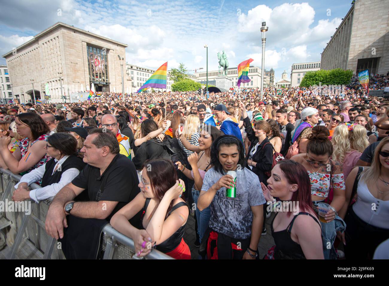 Belgischer Stolz Brüssel 2022 Stockfoto