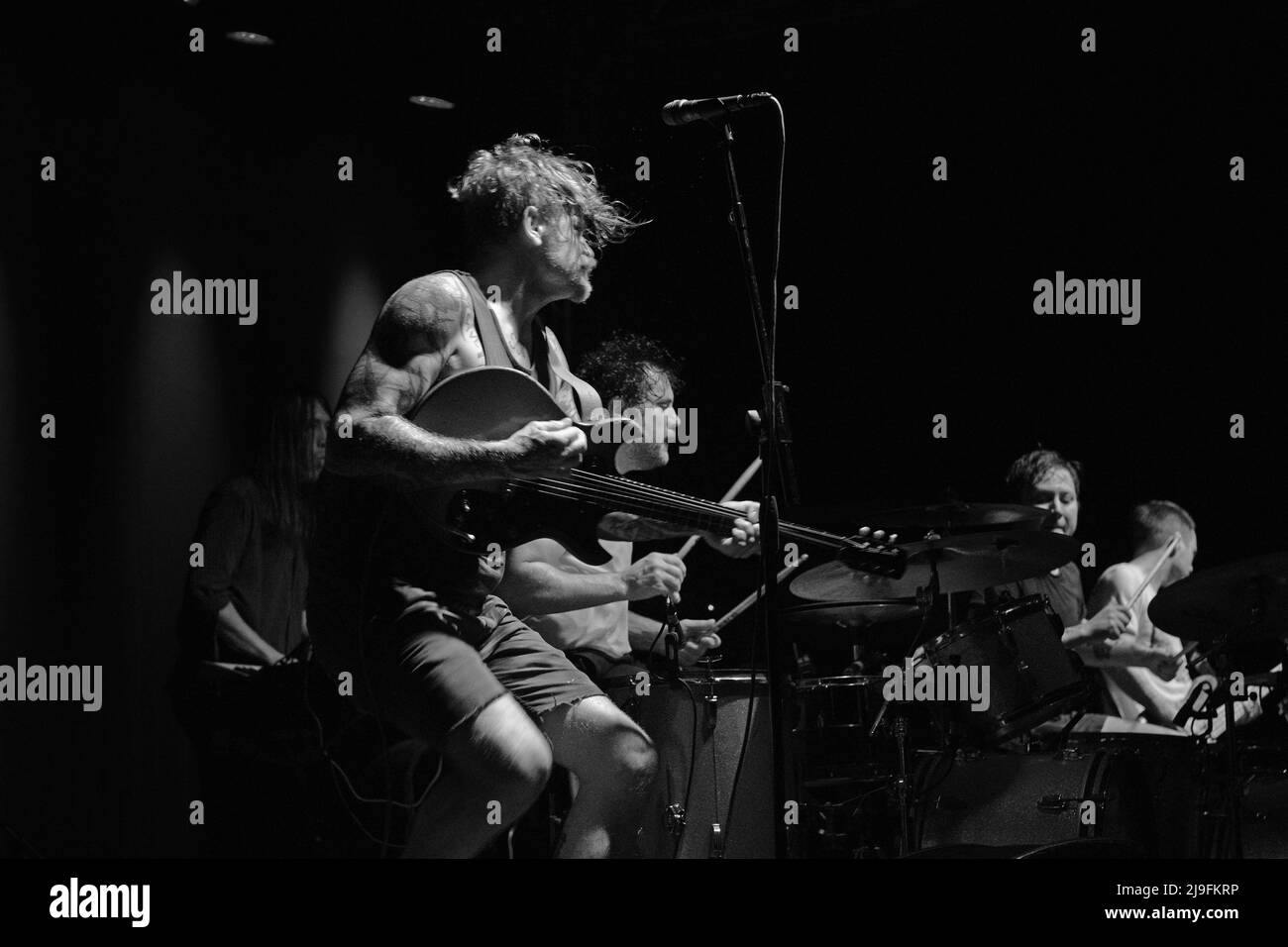 Oh seht live auf der Bühne. Stockfoto