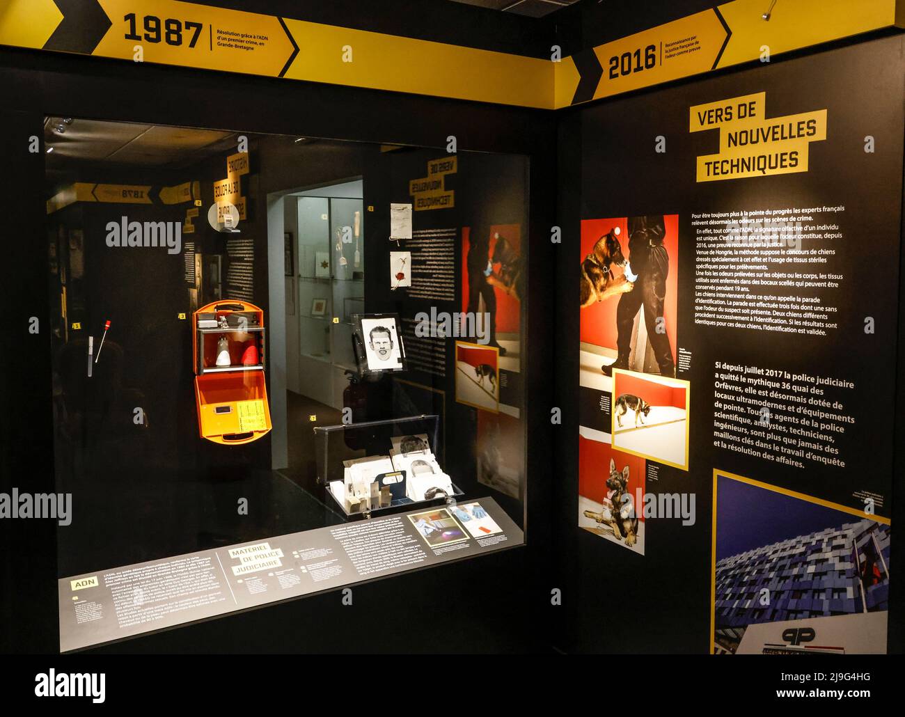 PARISER POLIZEIMUSEUM Stockfoto