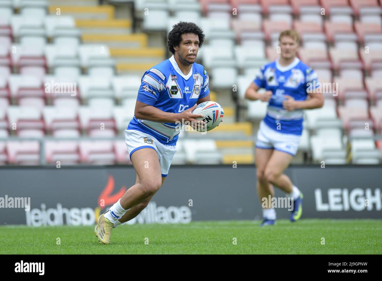 Leigh, England - 22.. Mai 2022 - Rugby League Betfred Championship Leigh Centurions vs Workington Town im Leigh Sports Village Stadium, Leigh, UK Dean Williams Stockfoto