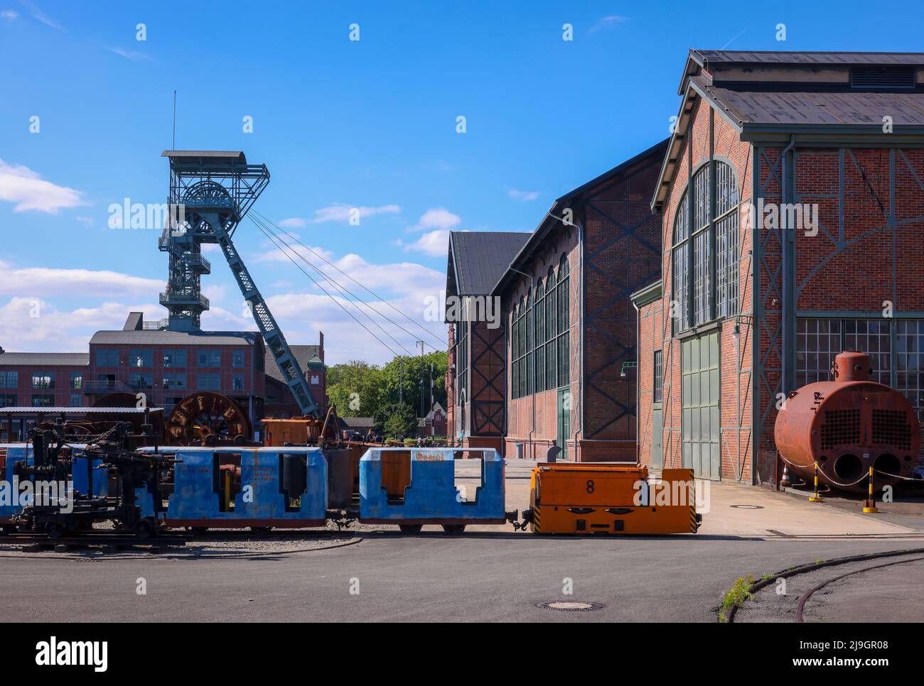 Dortmund, Nordrhein-Westfalen, Deutschland - LWL Industriemuseum Zollern. Die Kolonie ZOLLERN ist eine stillzuleerende Kohlemine im Nordwesten der Ci Stockfoto