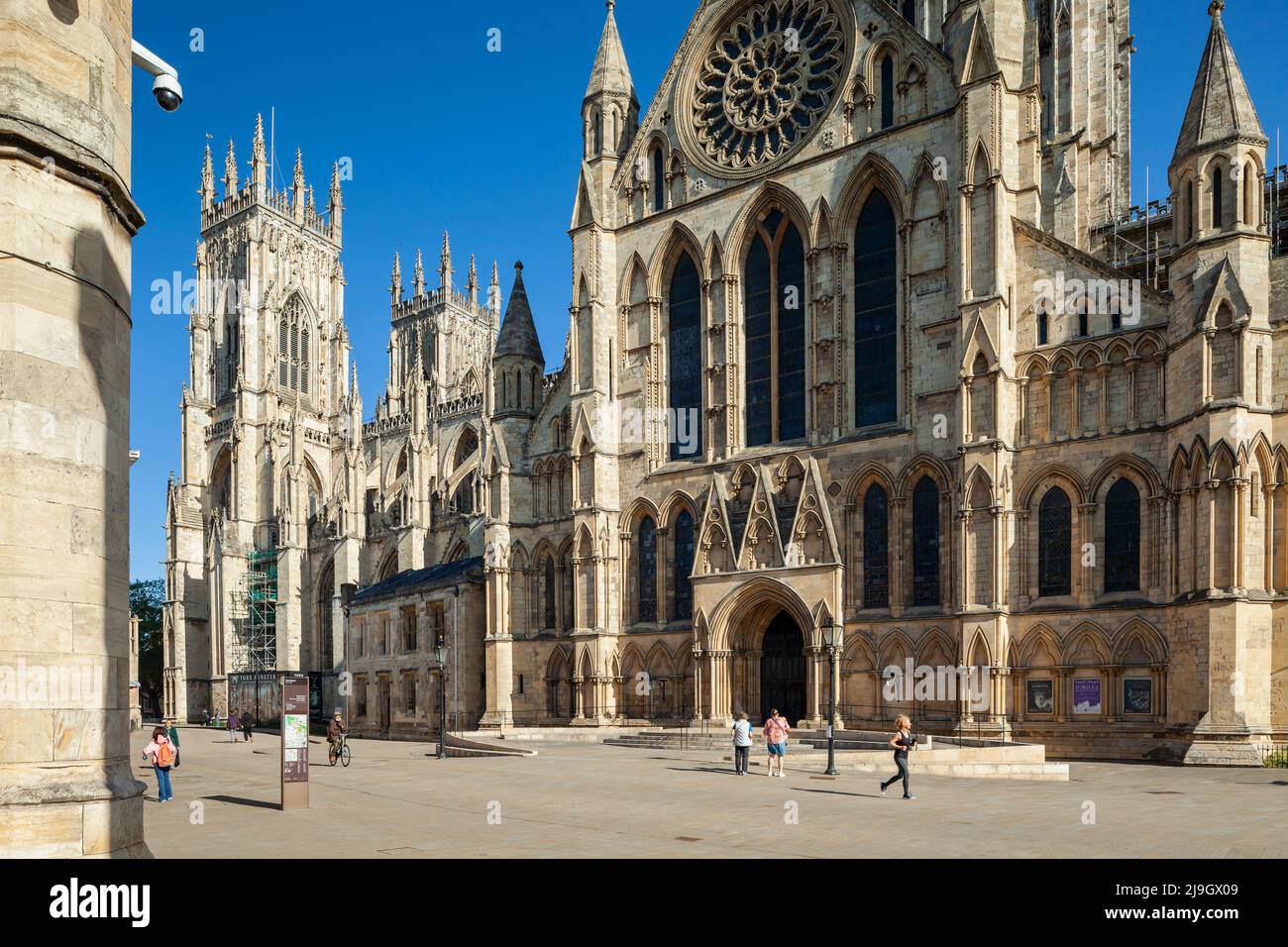 Morgen in der Minster Cathedral, North Yorkshire, England. Stockfoto