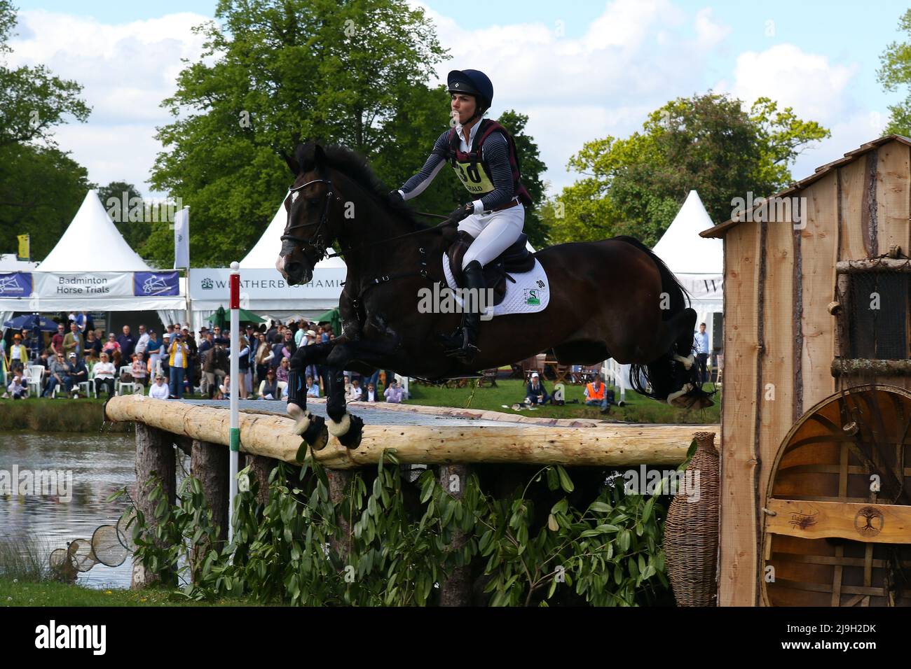 Ariel Grald - Masterplan - Cross Country bei den Badminton Horse Trials 2022 Stockfoto