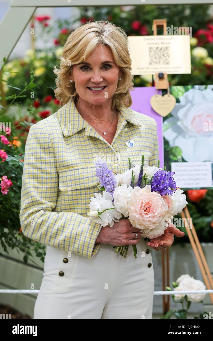 London, Großbritannien. 23.. Mai 2022. Anthea Turner auf der Chelsea Flower Show 2022 am Presseinterview-Tag. Kredit: SOPA Images Limited/Alamy Live Nachrichten Stockfoto