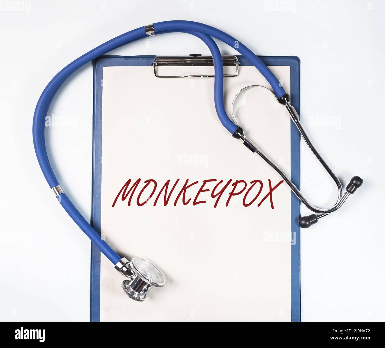 Monkeypox-Virus-Konzept. Affenpocken. Hochwertige Fotos Stockfoto