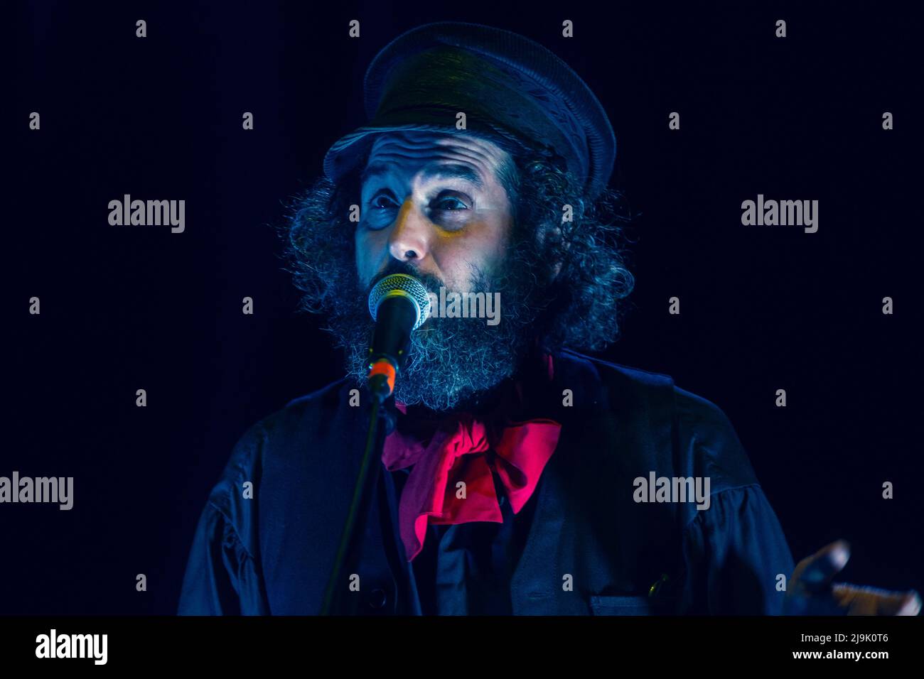 2022-05-23 Vinicio Capossela spielt live die 'Bestiario d'amore' Tour in Turin Stockfoto