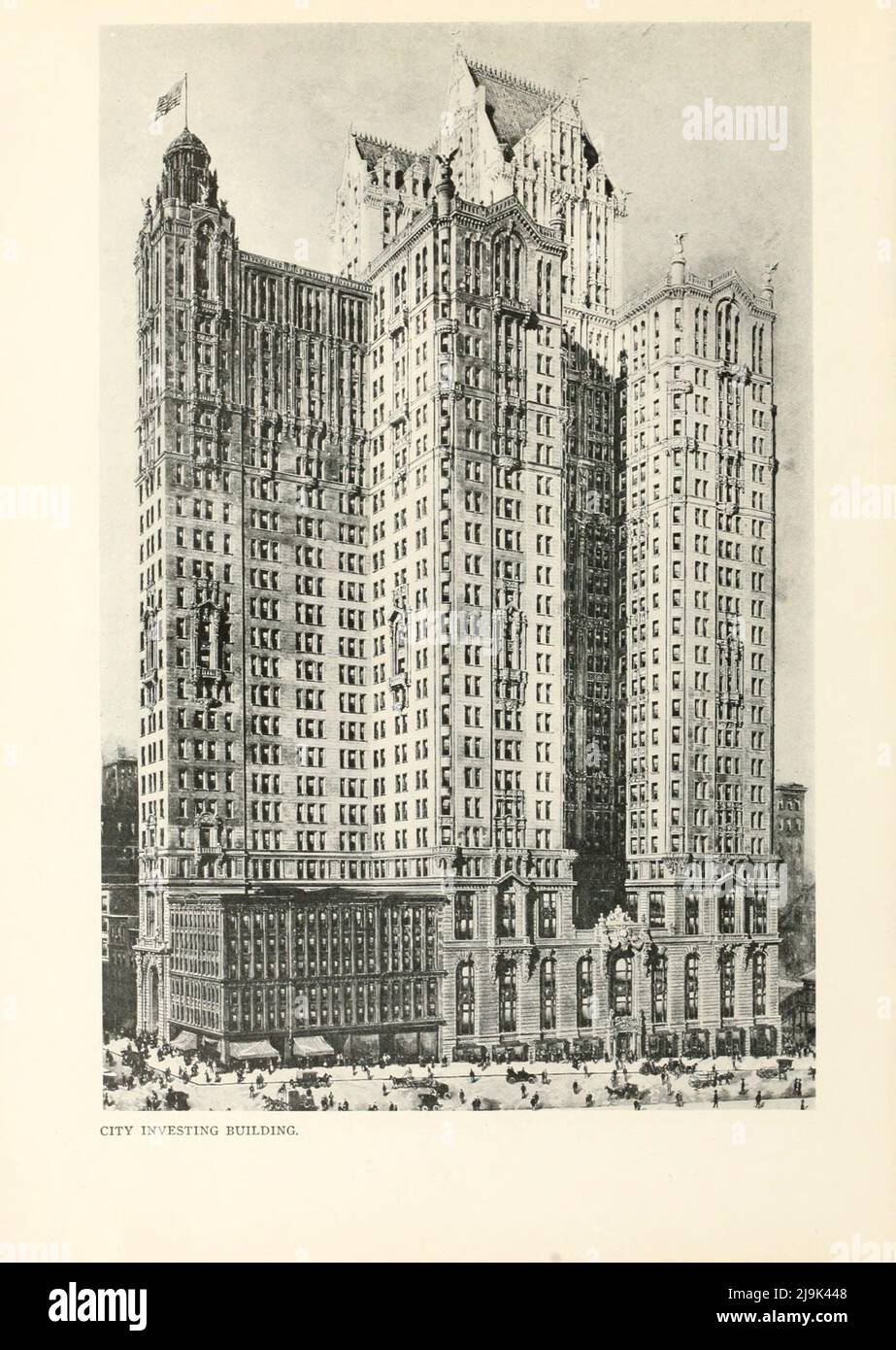 City Investing Building 1911 aus dem Buch ' New York Illustrated ' Erscheinungsdatum 1911 Verlag New York : Success Postal Card Co. Stockfoto
