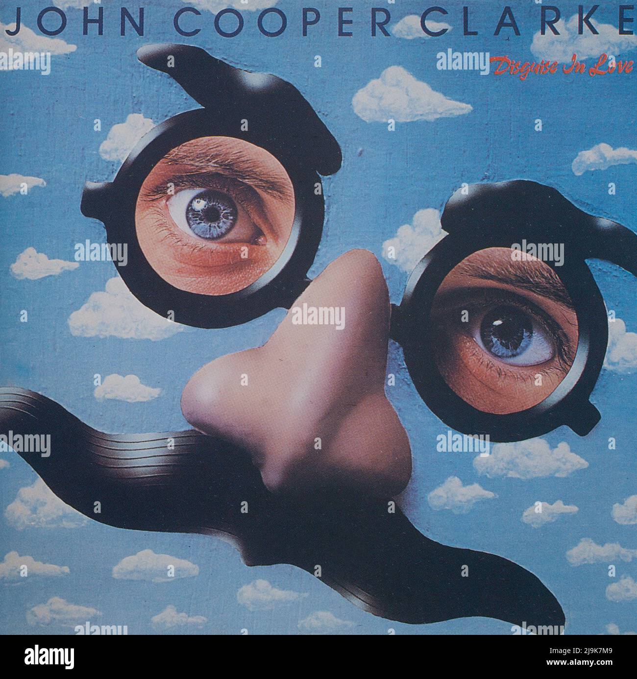 Die Musik-CD, Disguise in Love von John Cooper Clarke Stockfoto