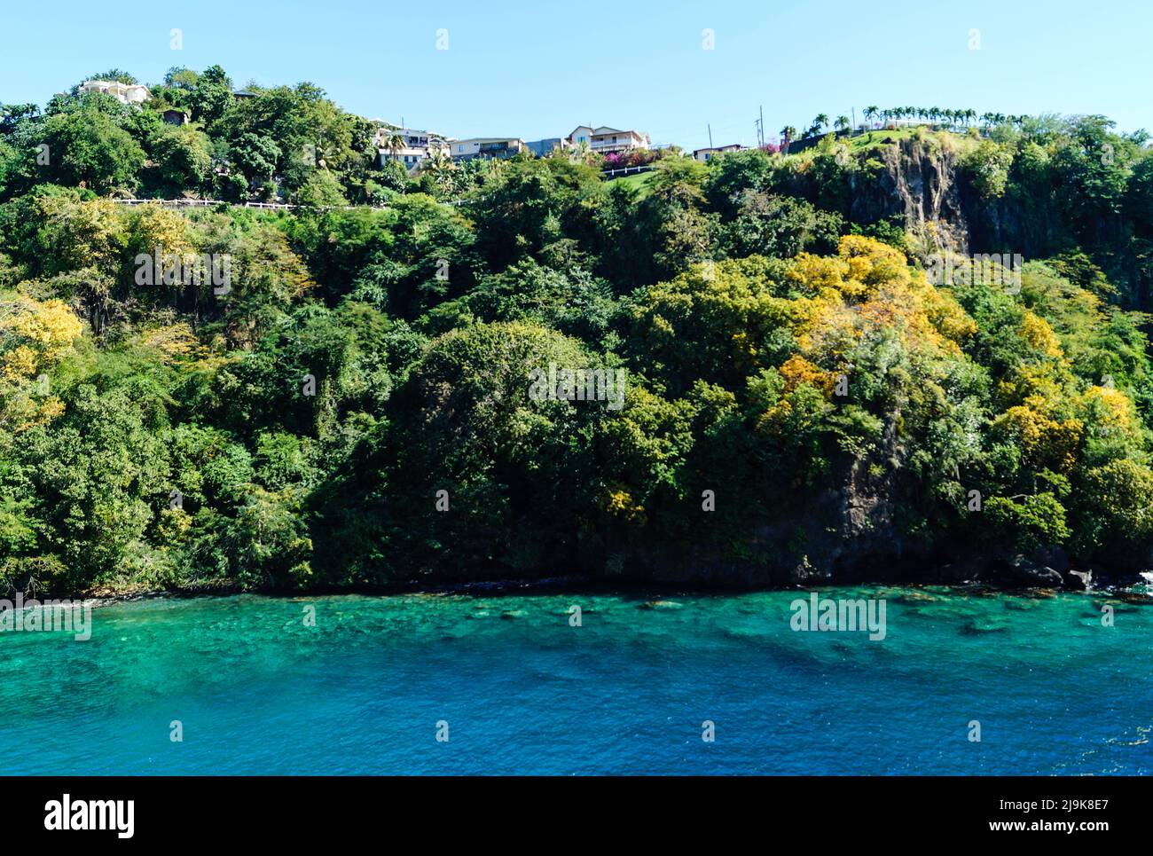 Wallilabou Bay Saint Vincent und die Grenadinen in der karibik Stockfoto