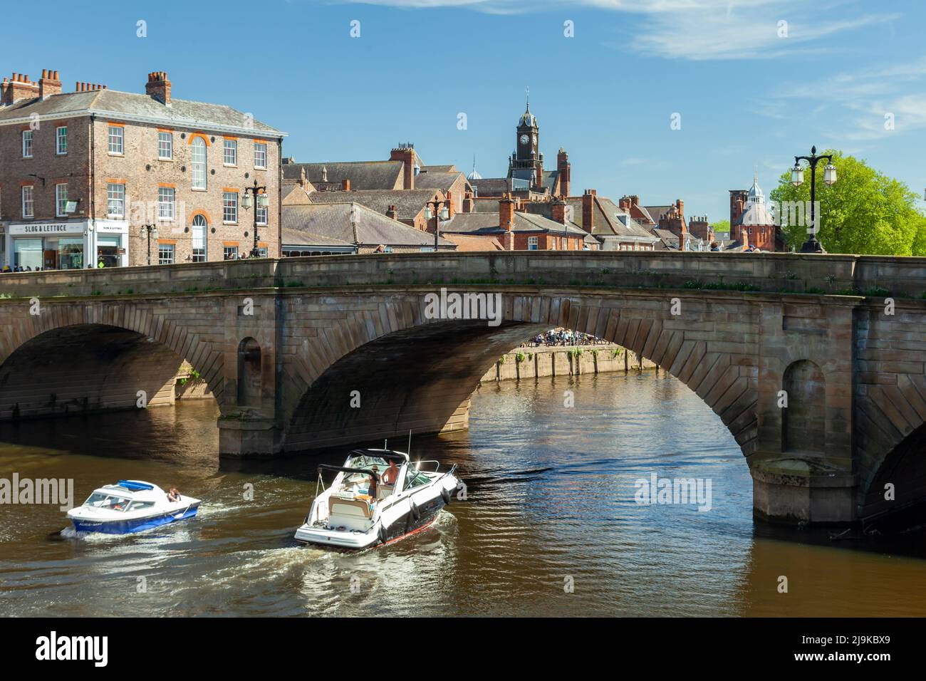 Ouse Bridge in York, North Yorkshire, England. Stockfoto