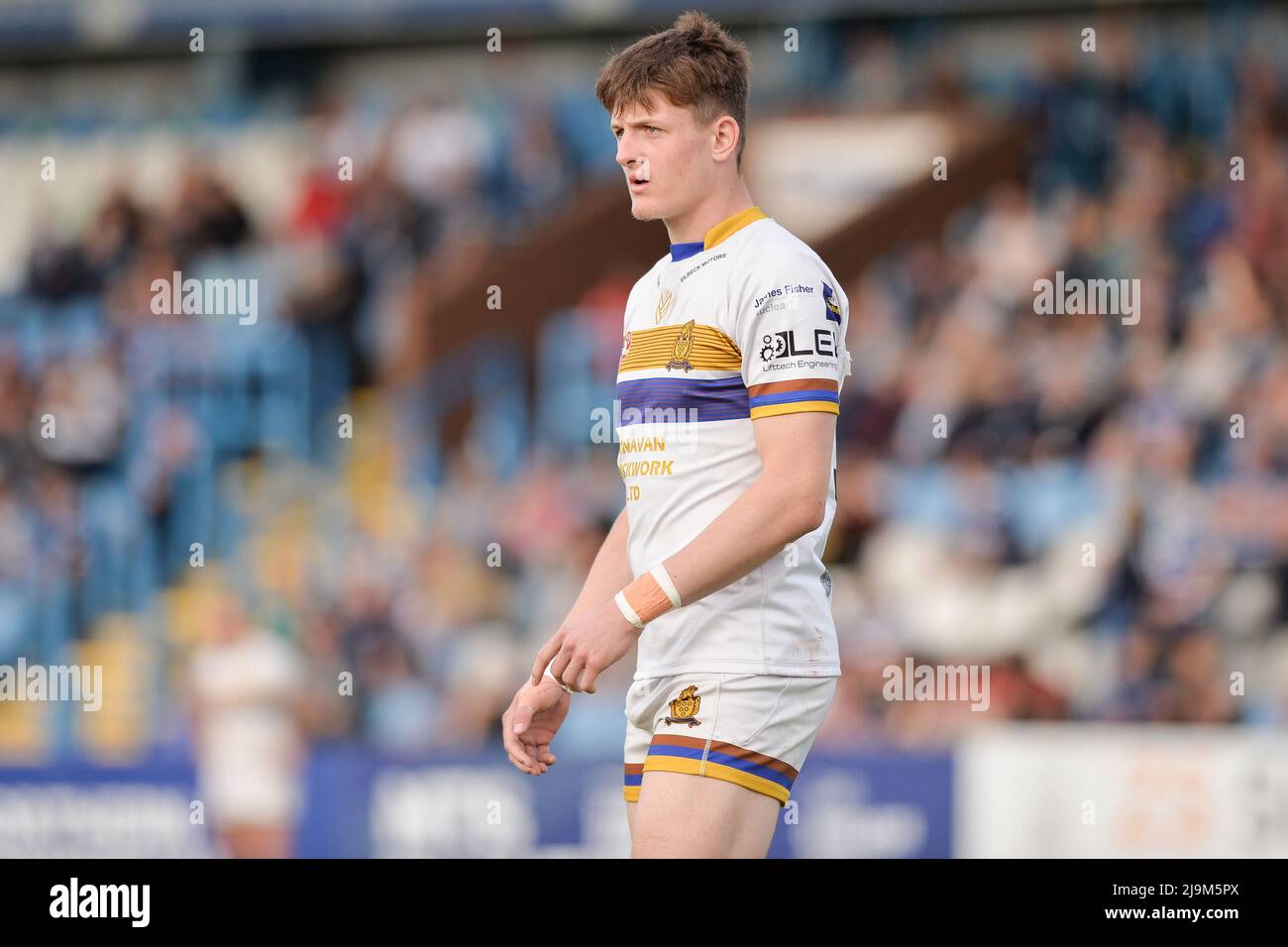 Featherstone, England - 21.. Mai 2022 - Chris Taylor von Whitehaven RLFC. Rugby League Betfred Championship Featherstone Rovers vs Whitehaven RLFC im Millenium Stadium, Featherstone, UK Dean Williams Stockfoto