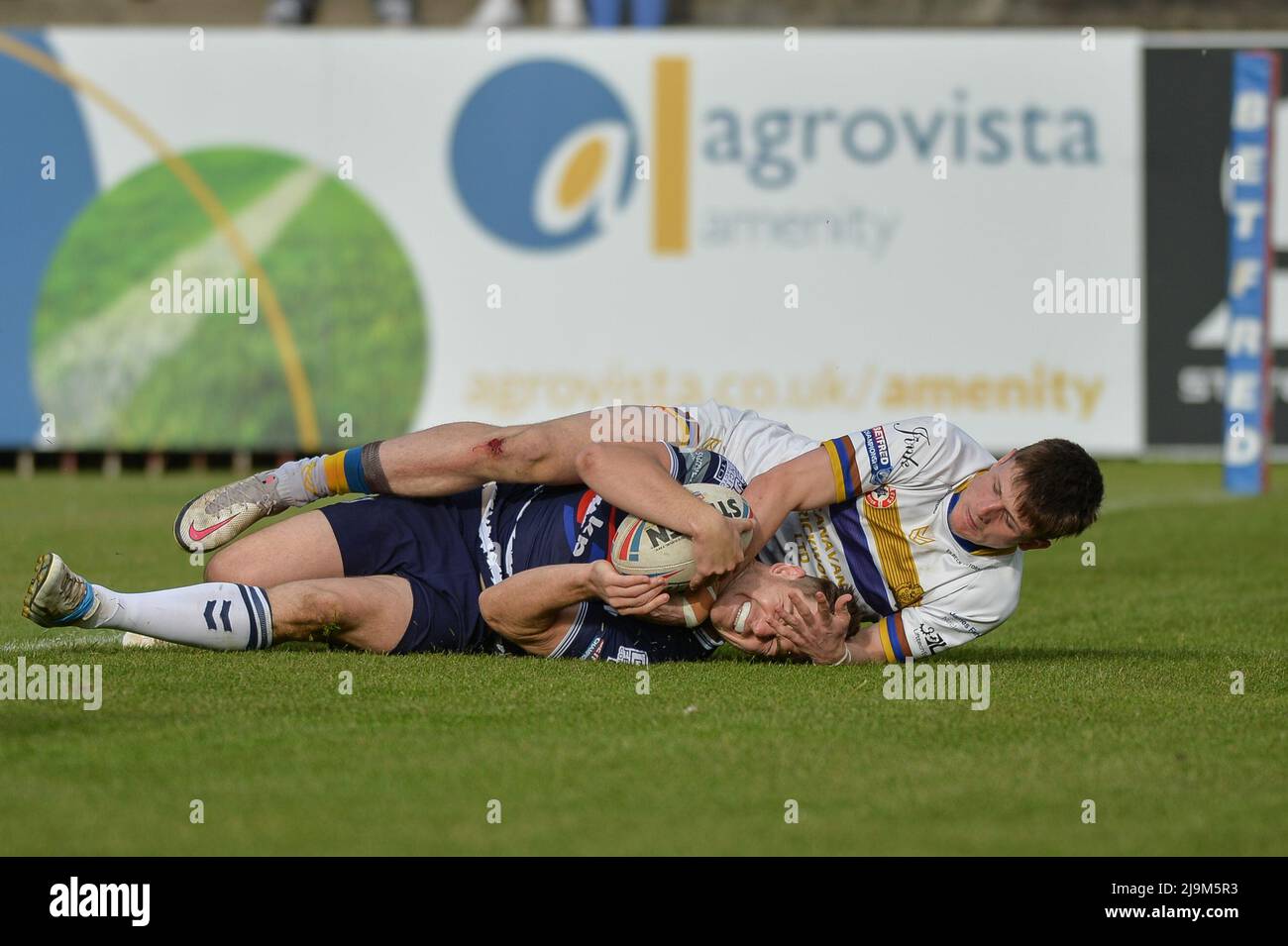 Featherstone, England - 21.. Mai 2022 - Rugby League Betfred Championship Featherstone Rovers vs Whitehaven RLFC im Millenium Stadium, Featherstone, UK Dean Williams Stockfoto