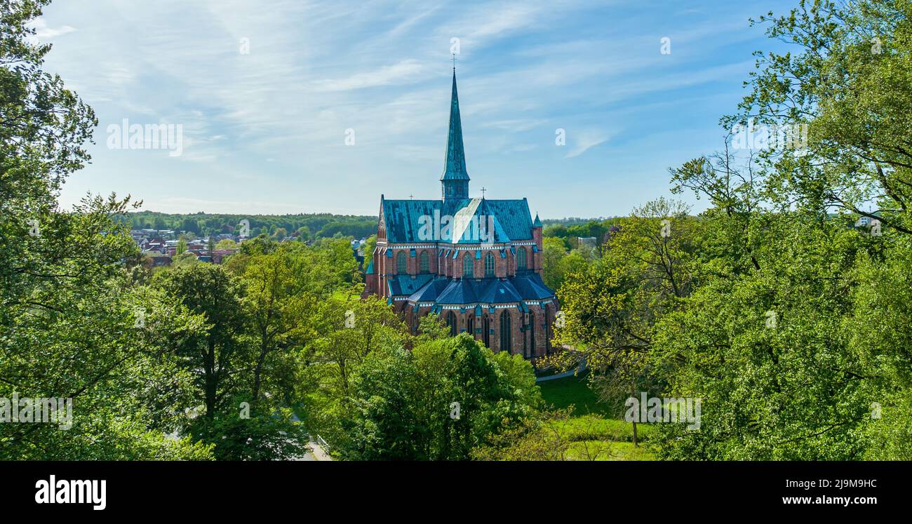 Das Münster in Bad Doberan (Deutschland) aus dem Osten Stockfoto