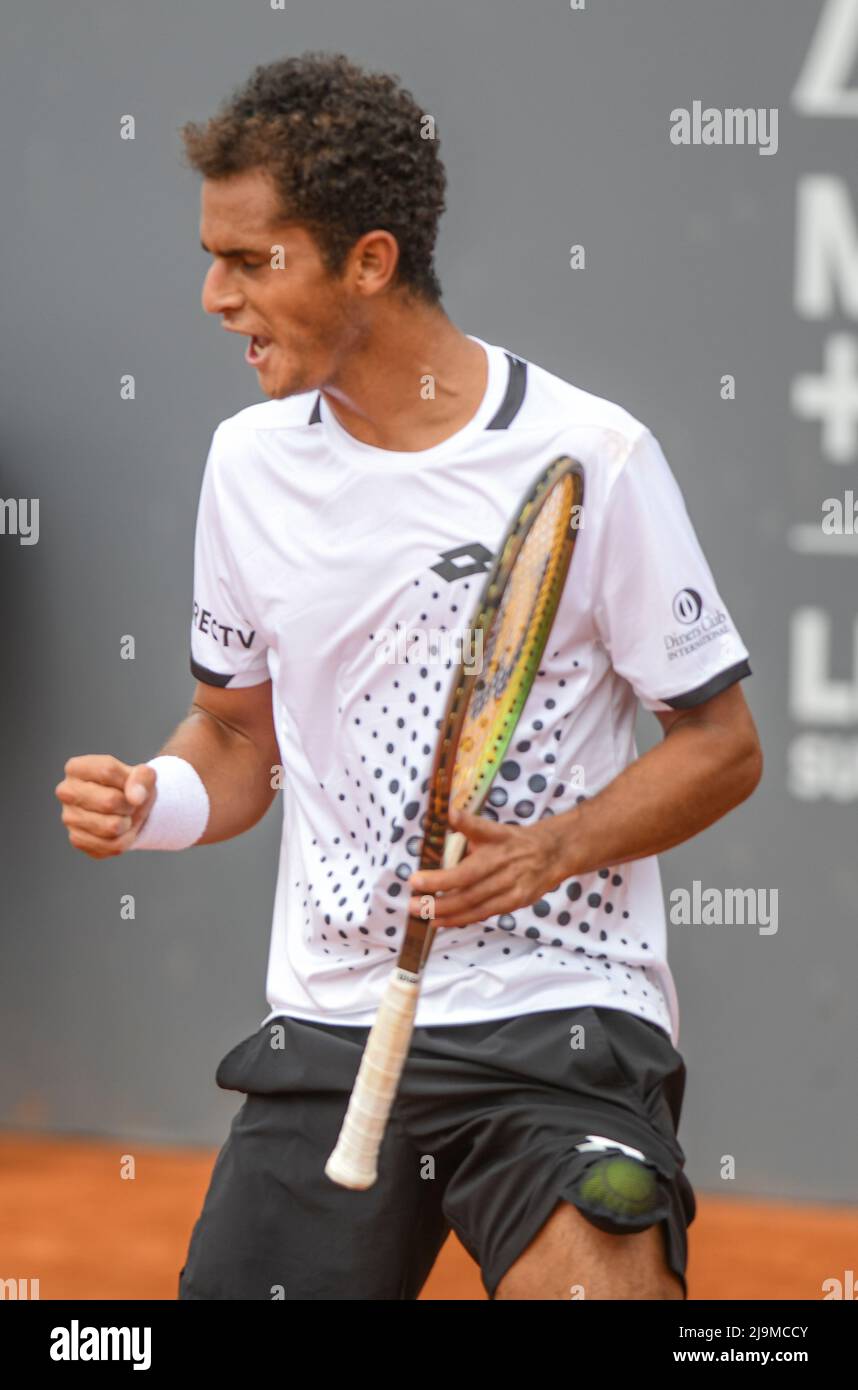 Juan Pablo Varillas (Peru). Legión Sudamericana Challenger, Buenos Aires II Stockfoto