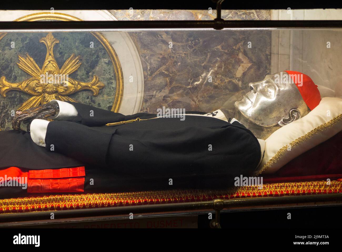 Die Leiche des verstorbenen Mönchs, des seligen Kardinals Giuseppe